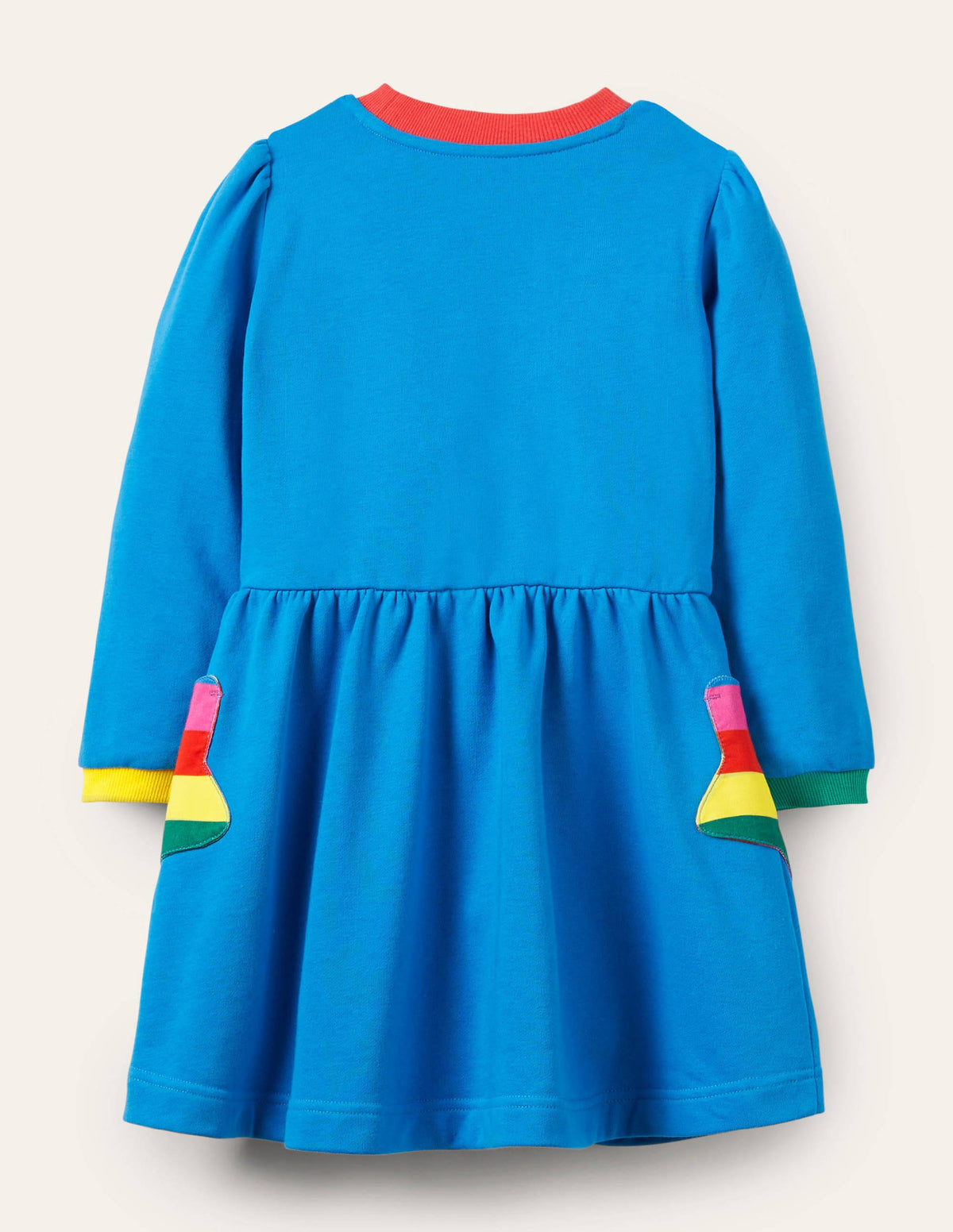 Kleid mit Taschen-Applikation-Marokkoblau, Sterne - Image 2