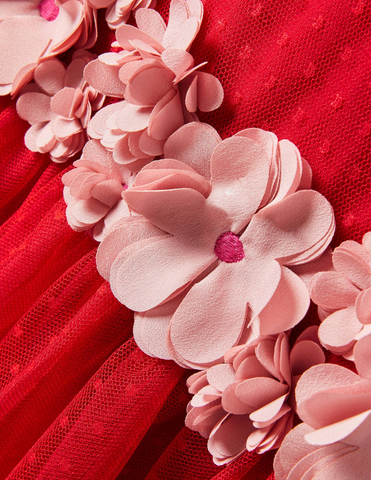 Robe à fleurs-Rouge rockabilly-3