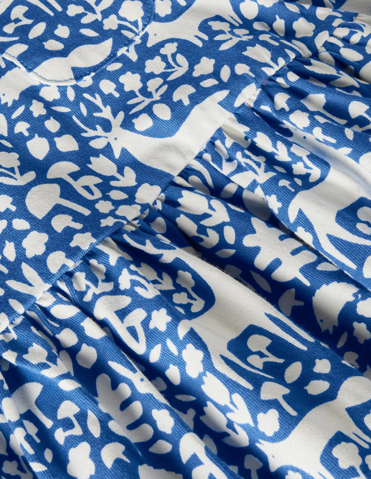 Robe en jersey fun à manches longues-Bois bleu élisabéthain - Image 3