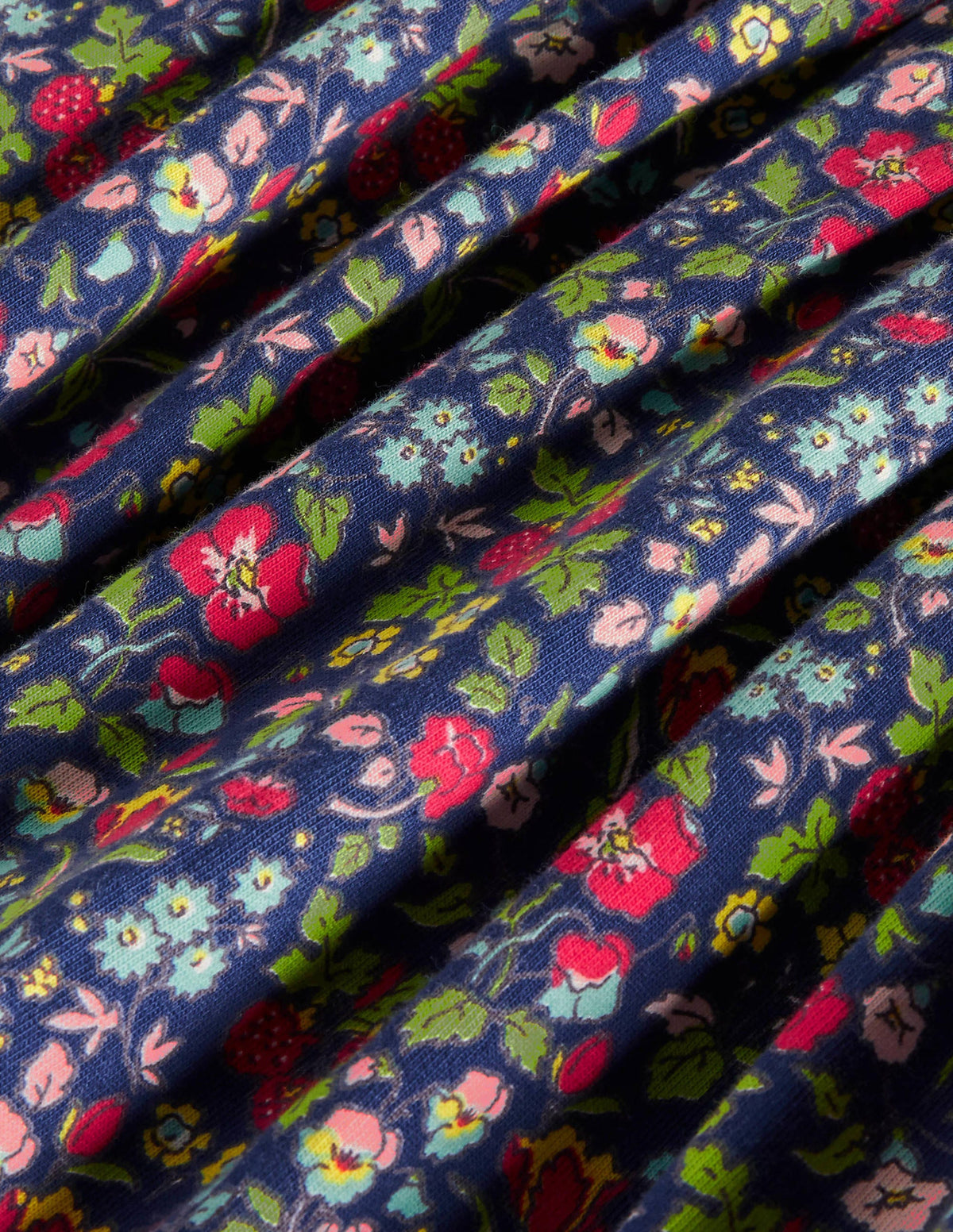 Robe en jersey fun à manches longues-Motif floral baies d'automne tribord - Image 3