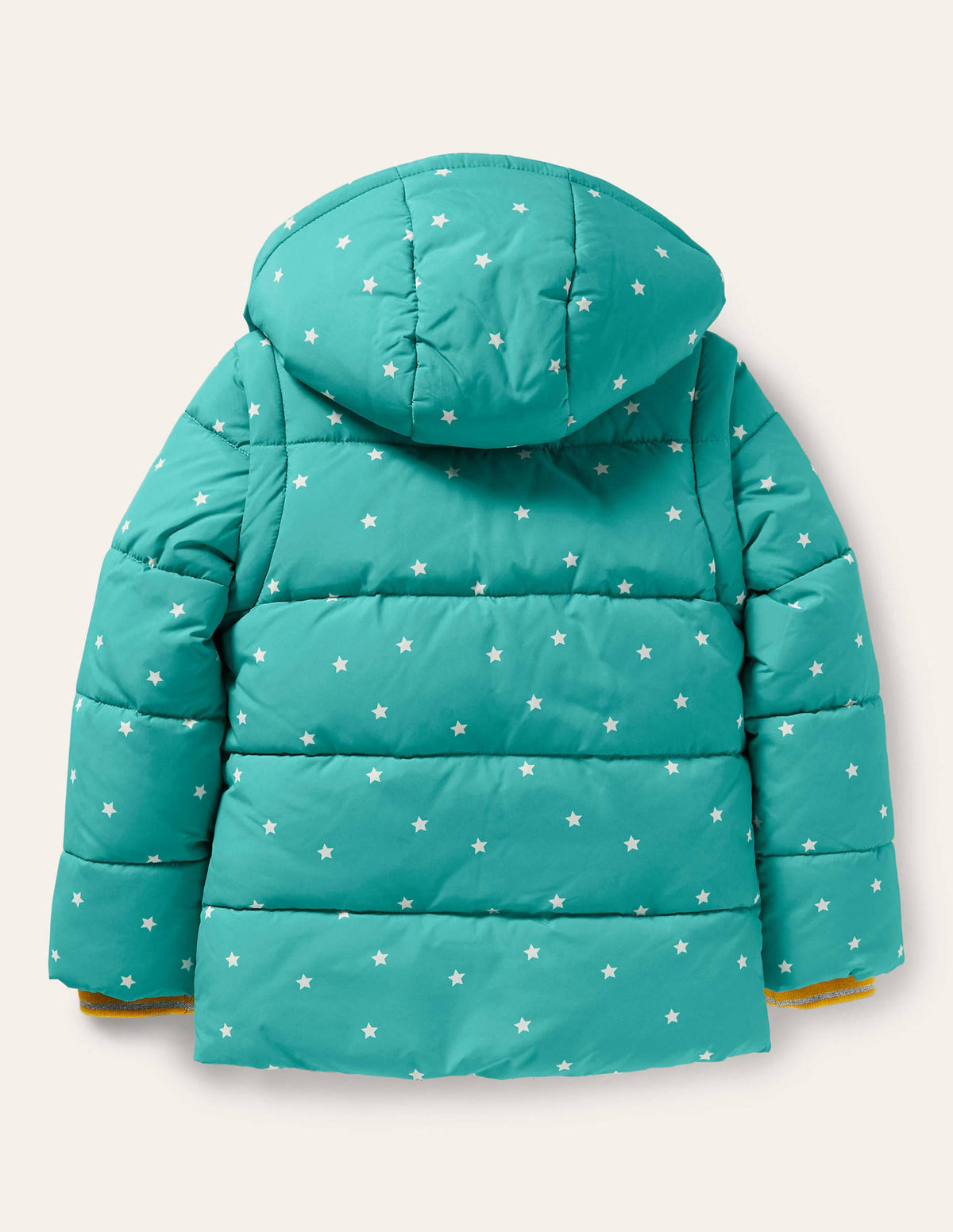 Kuschelige 2-in-1-Jacke mit Wattierung-Bachblau, Konfettisterne - Image 2