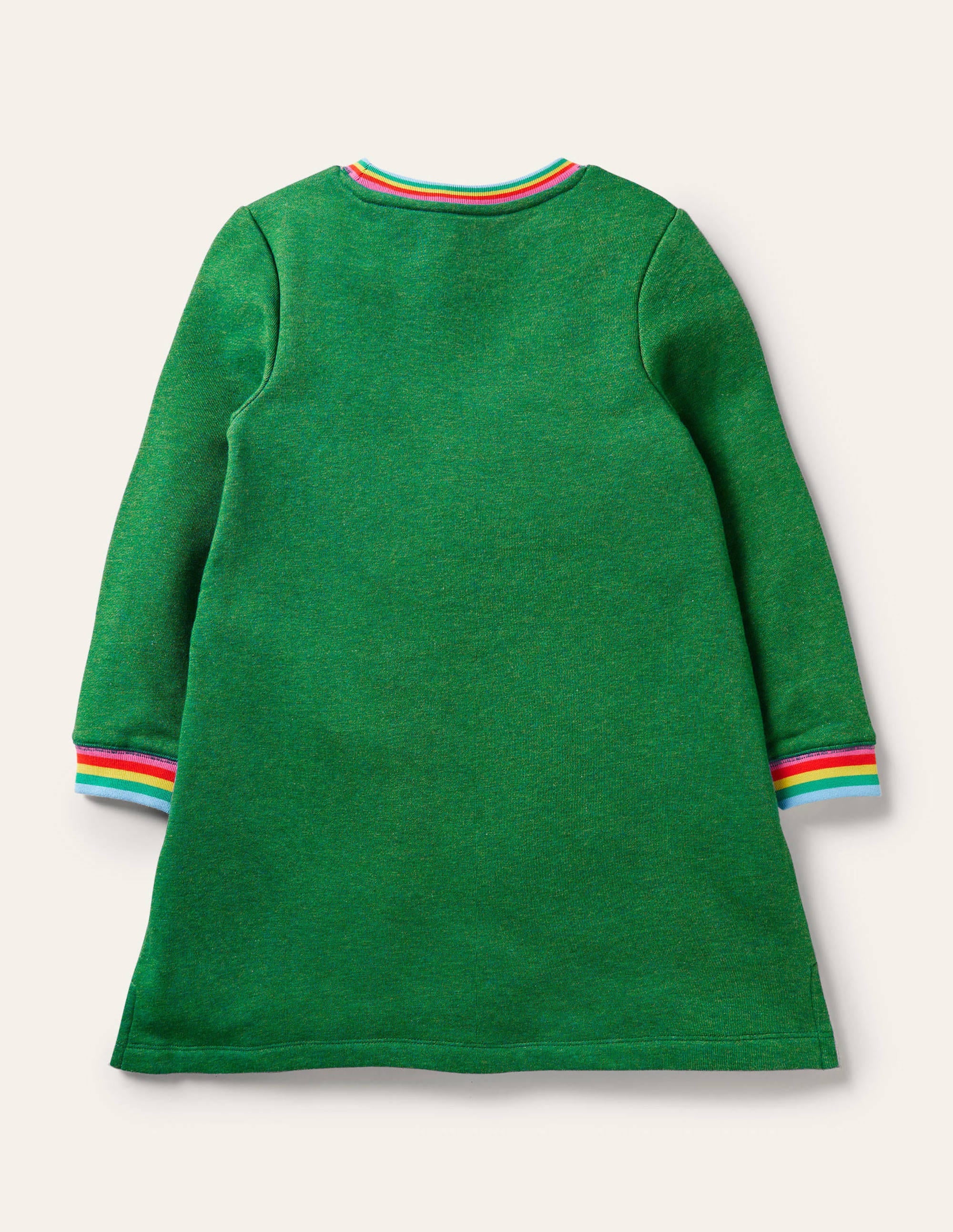 Sweatshirtkleid mit Applikation-Schottengrün, Pferde - Image 2
