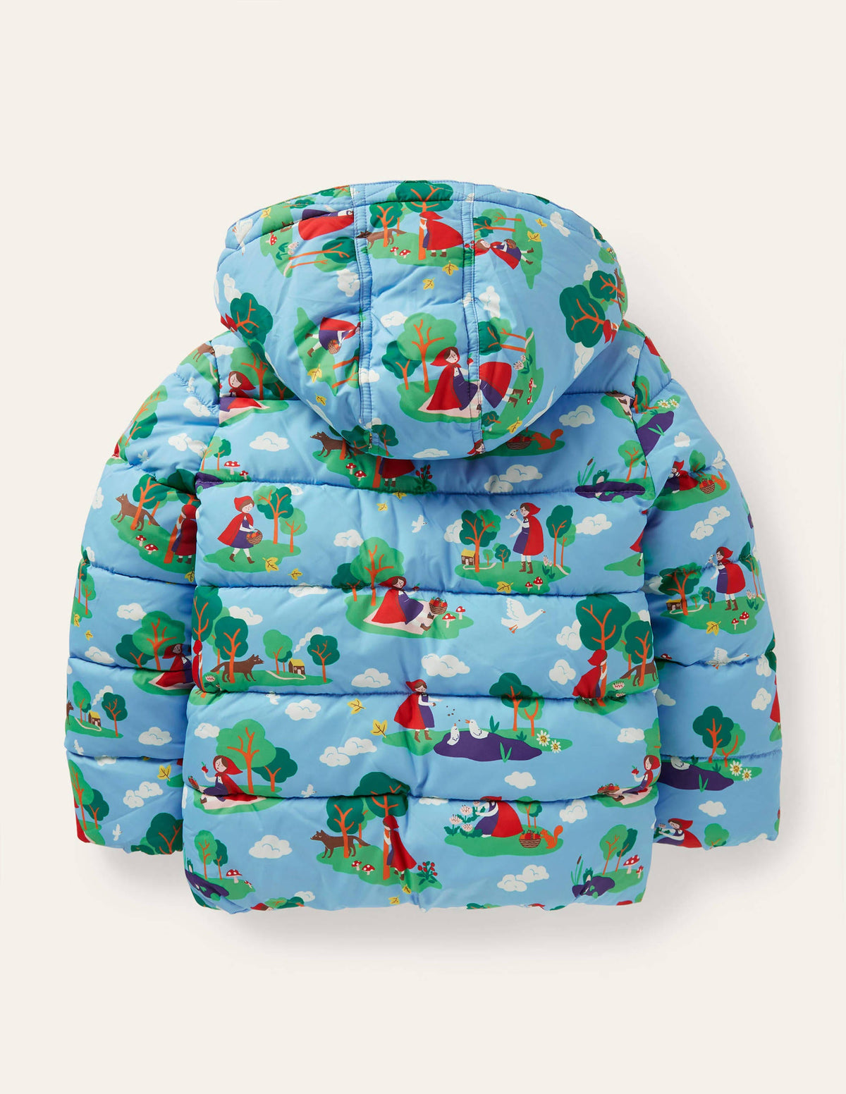 Kuschelige Jacke mit Wattierung-Surfbrett-Blau, Rotkäppchen-2