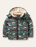 Doudoune cosy-Tapisserie licorne bleu orageux