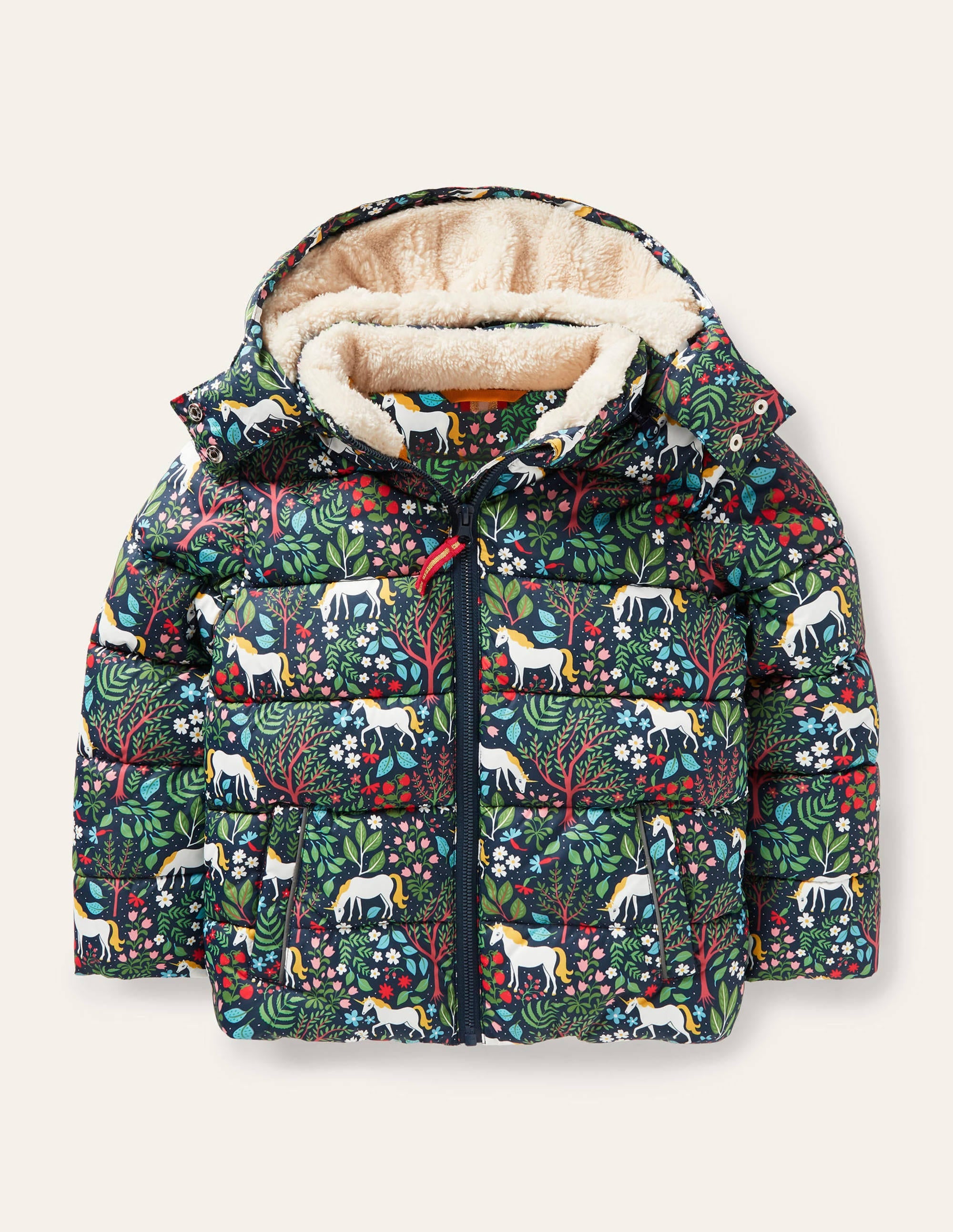 Doudoune cosy-Tapisserie licorne bleu orageux - Image 1