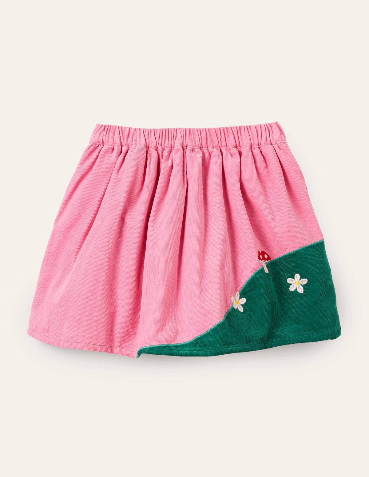 Appliqué Scene Cord Skirt-Formica Pink Red Riding Hood - Image 2