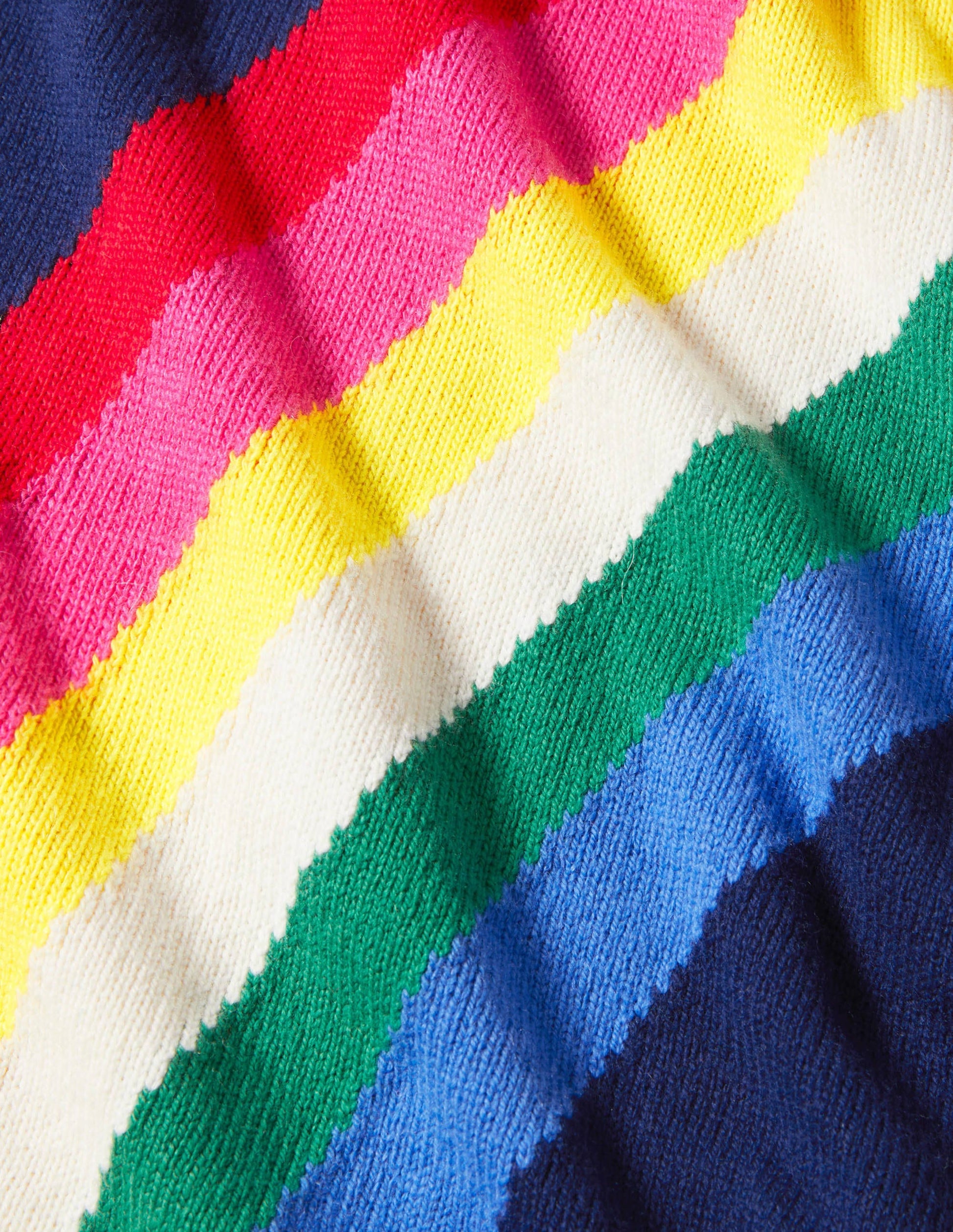 Gestrickter Pferd-Poncho-Segelblau, Regenbogen-3