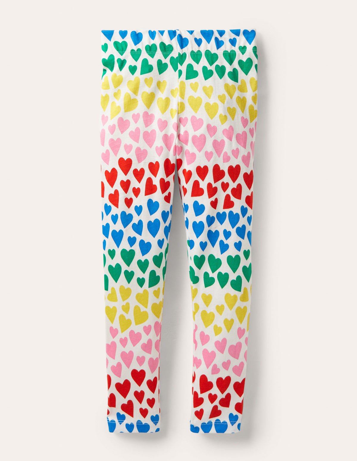 Fröhliche Leggings-Bunt/Regenbogen, Herzen - Image 1