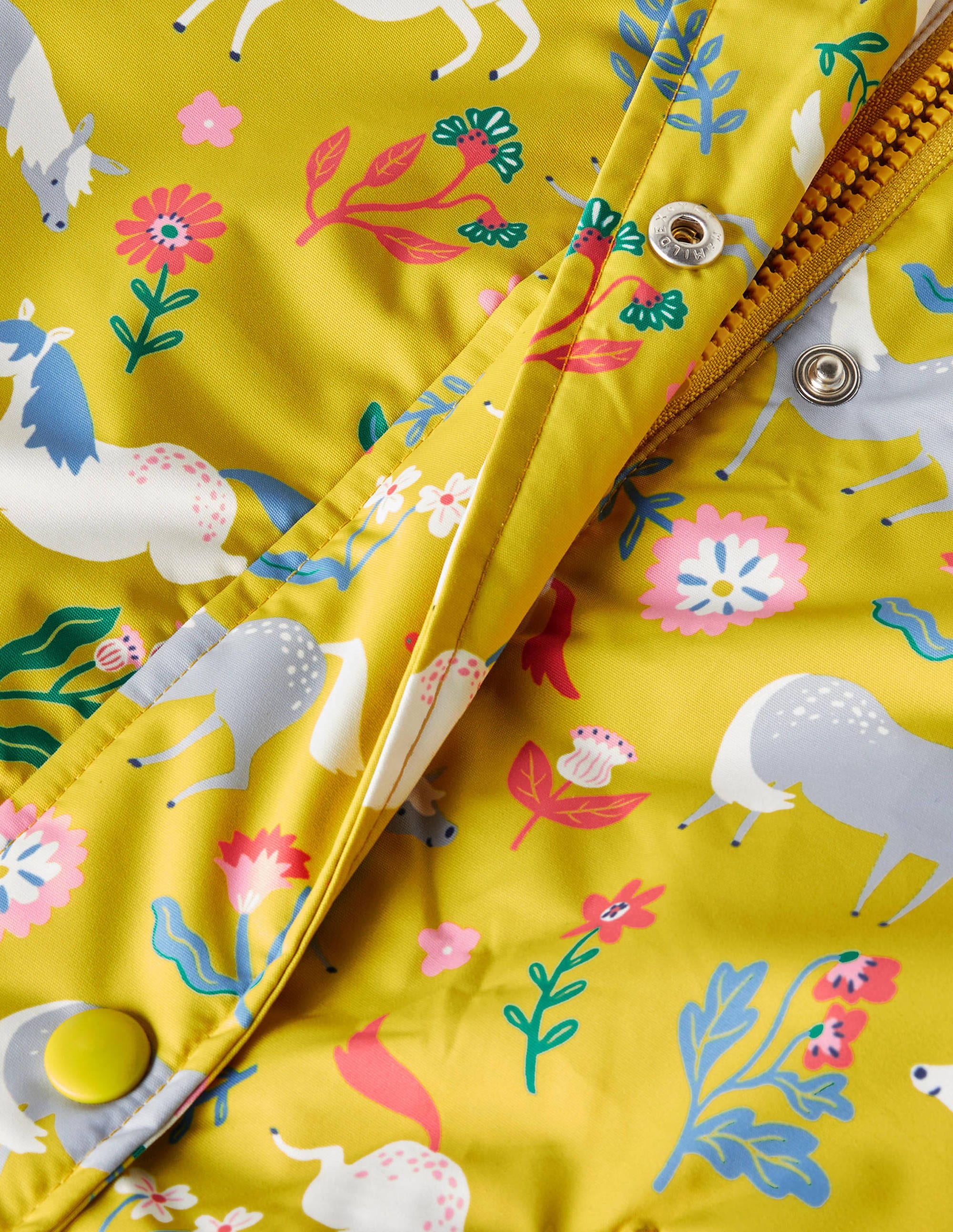 Anorak à doublure sherpa-Poneys jaune maïs - Image 6