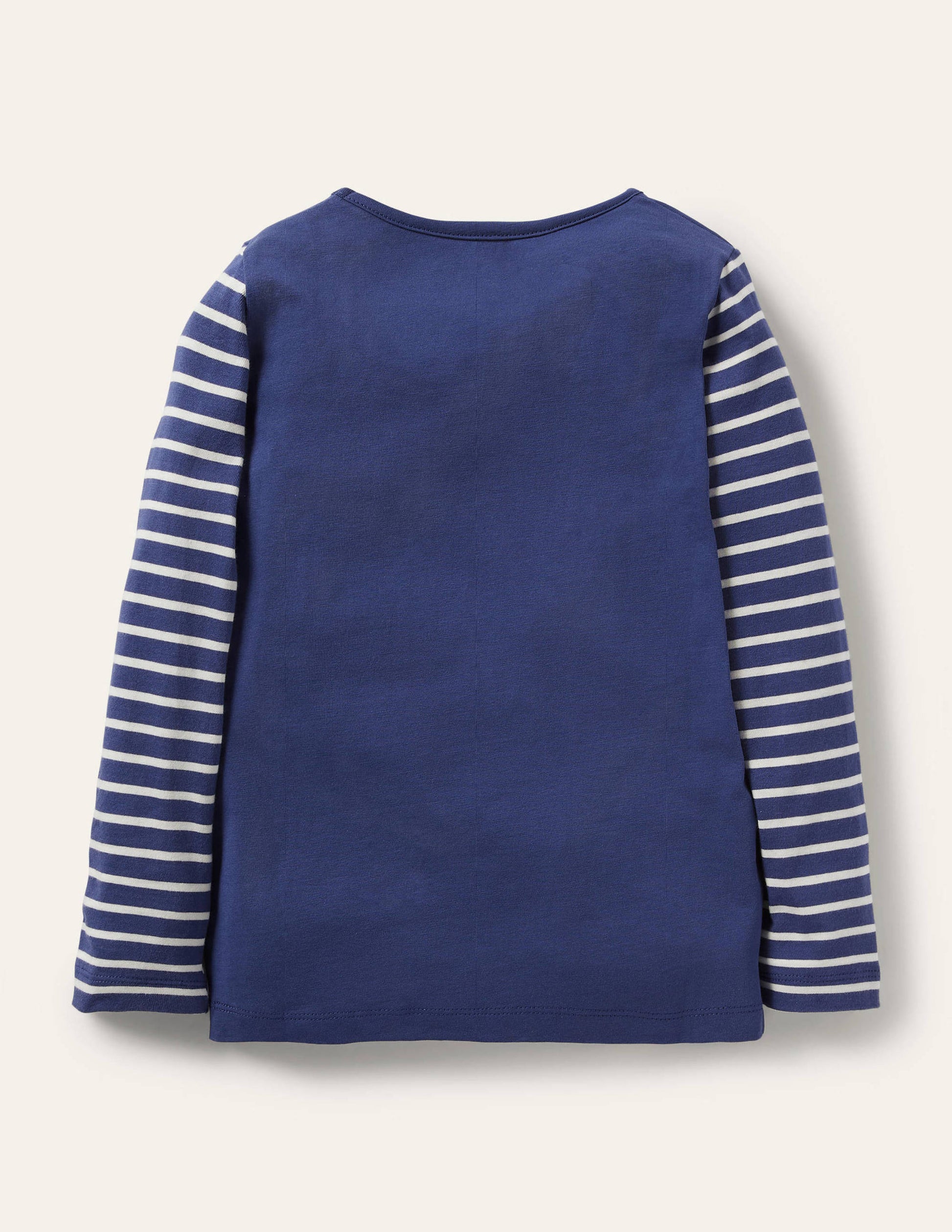 Mustermix-T-Shirt mit Tiermotiv-Segelblau, Schal-2