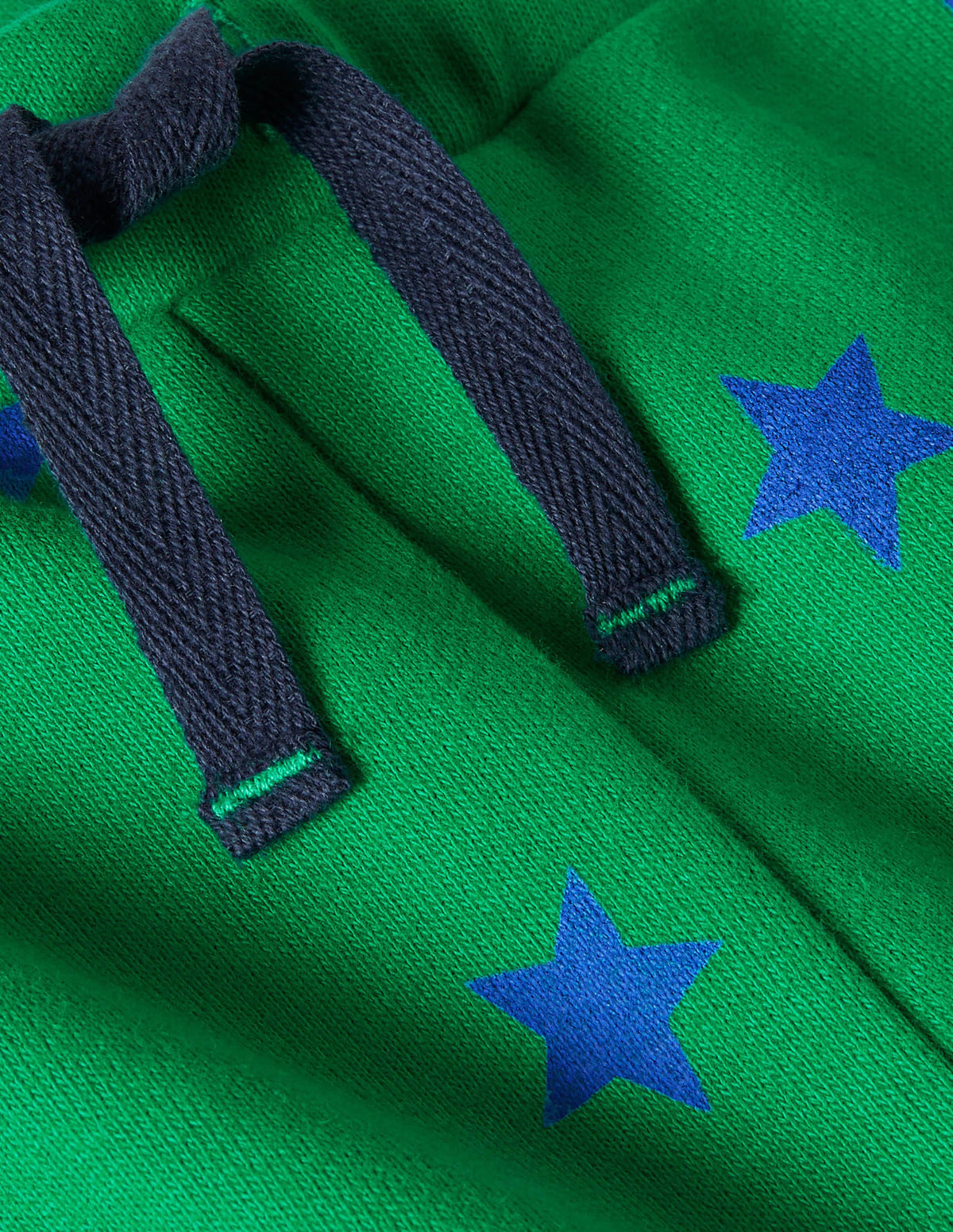 Warrior Knee Jersey Bottoms-Sapling Green Stars-3