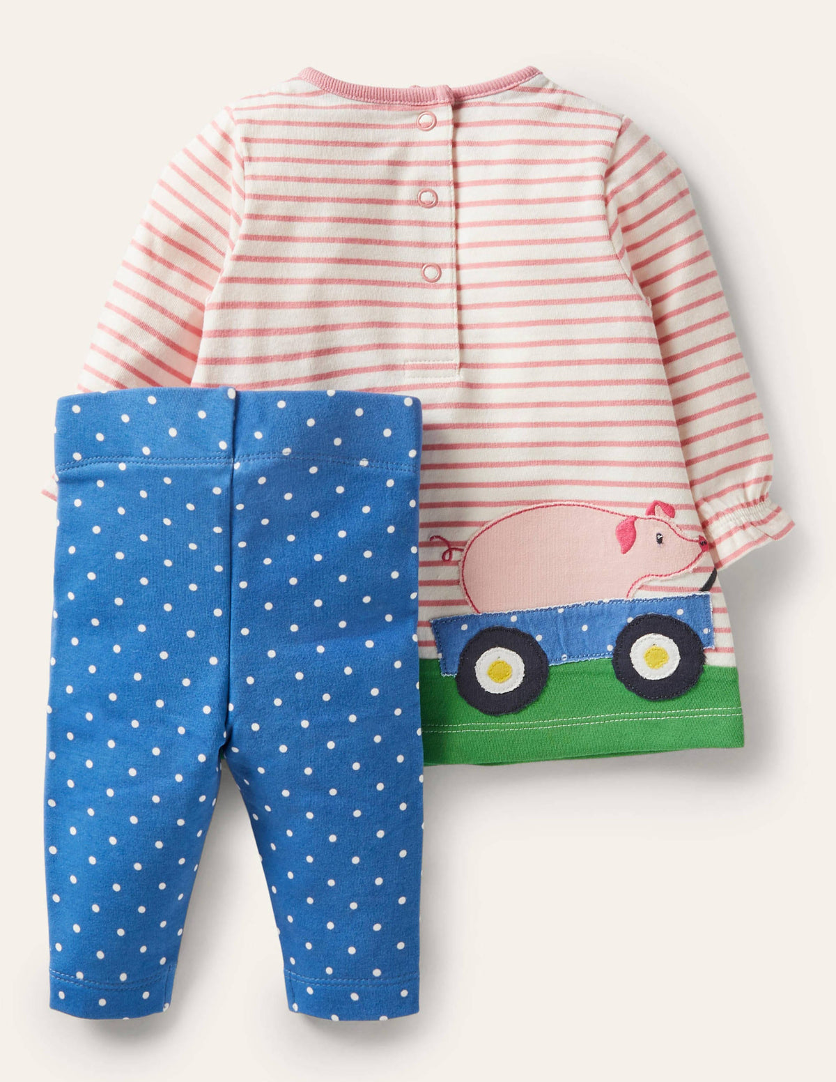 Ensemble avec robe à grand appliqué-Ferme bleu élisabéthain - Image 4
