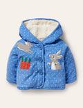 Cordjacke-Elisabethanisches Blau, Hasen