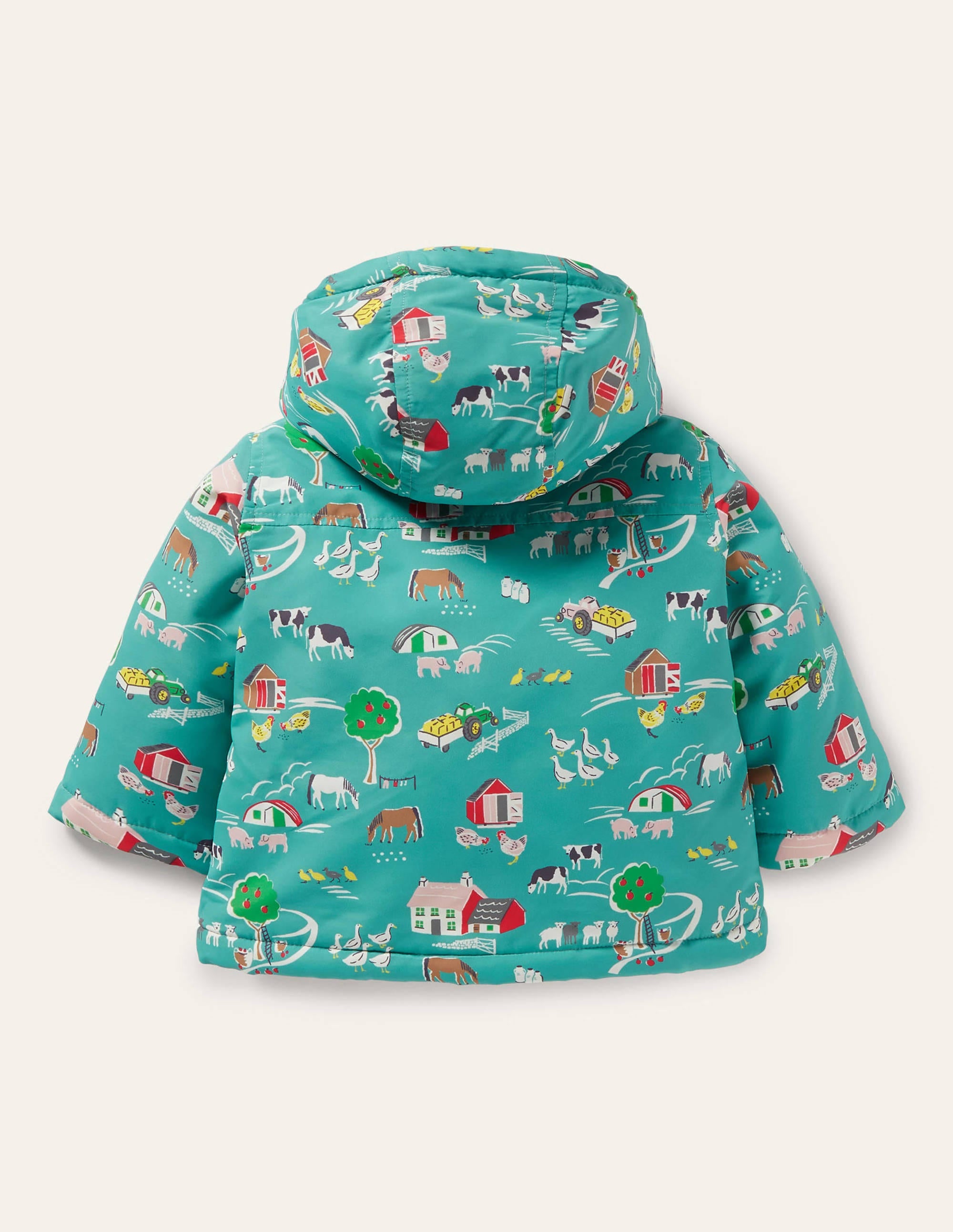 Wasserabweisende Jacke-Bachblau, Bauernhof - Image 2