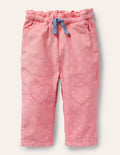 Spotty Cord Trousers-Formica Pink