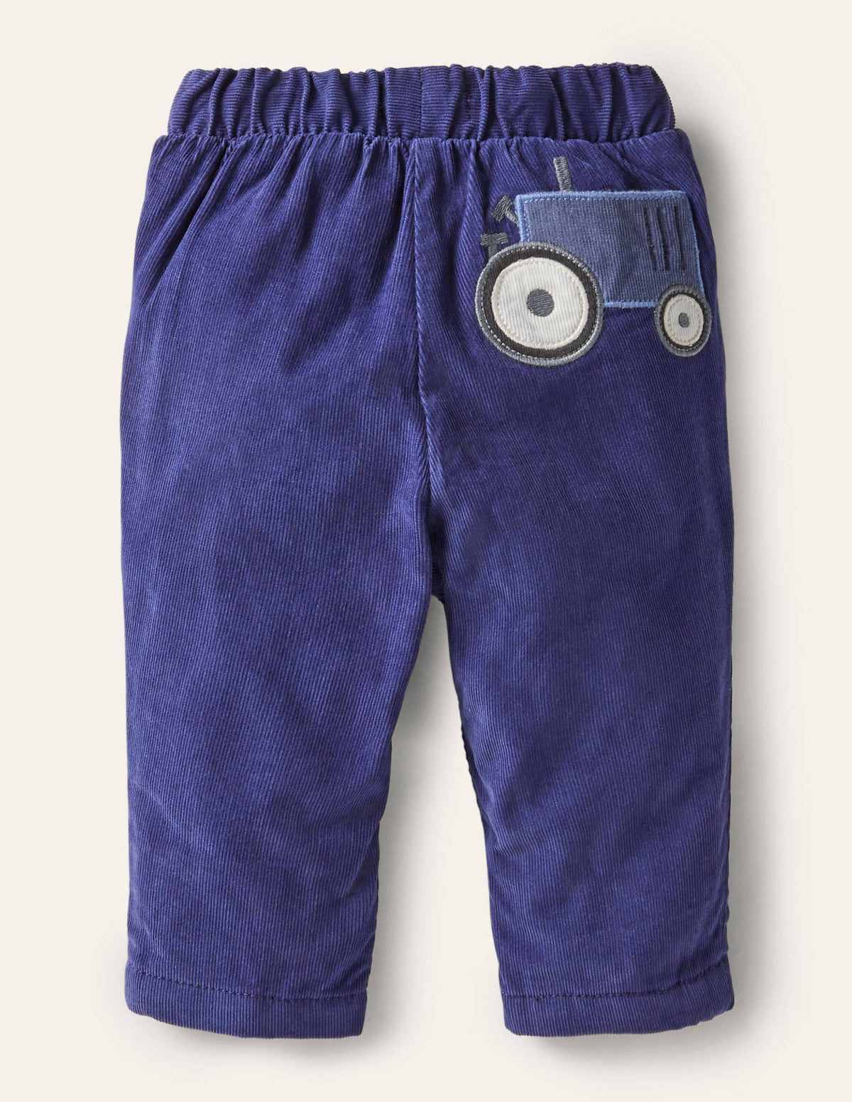 Cordhose mit Jerseyfutter-Segelblau - Image 2
