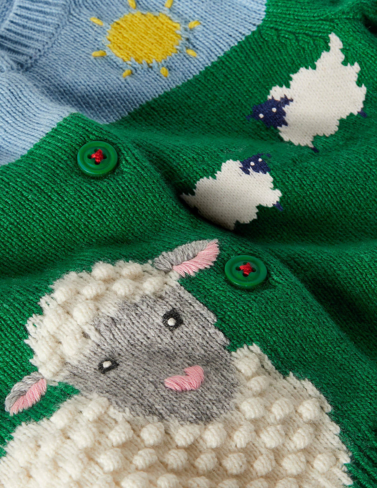 Fröhlicher Cardigan-Schottengrün, Schaf - Image 3