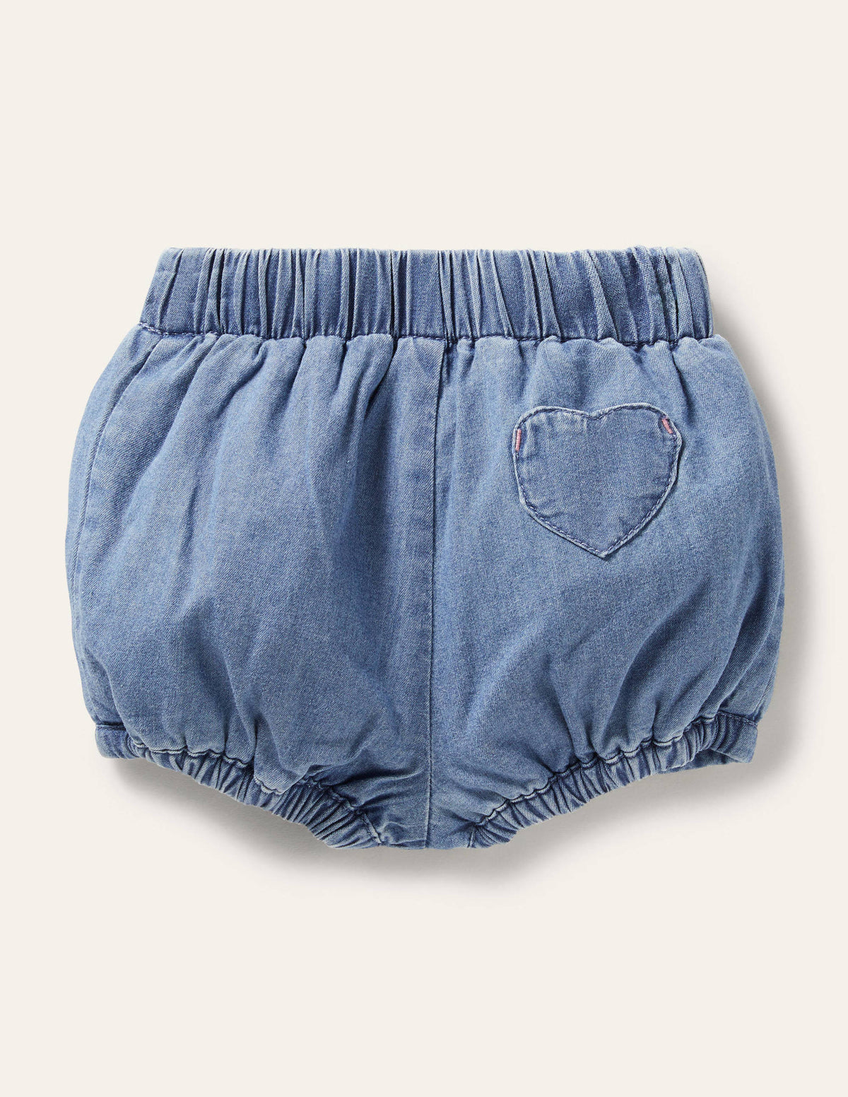 Chambray-Pumpshorts-Navy/Naturweiß-2