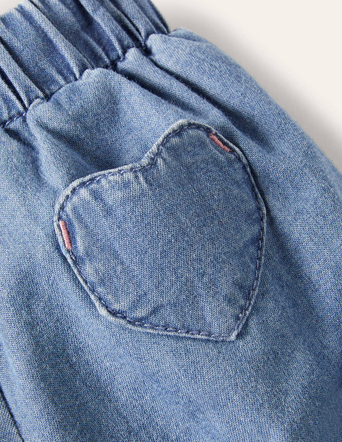 Chambray-Pumpshorts-Navy/Naturweiß - Image 3