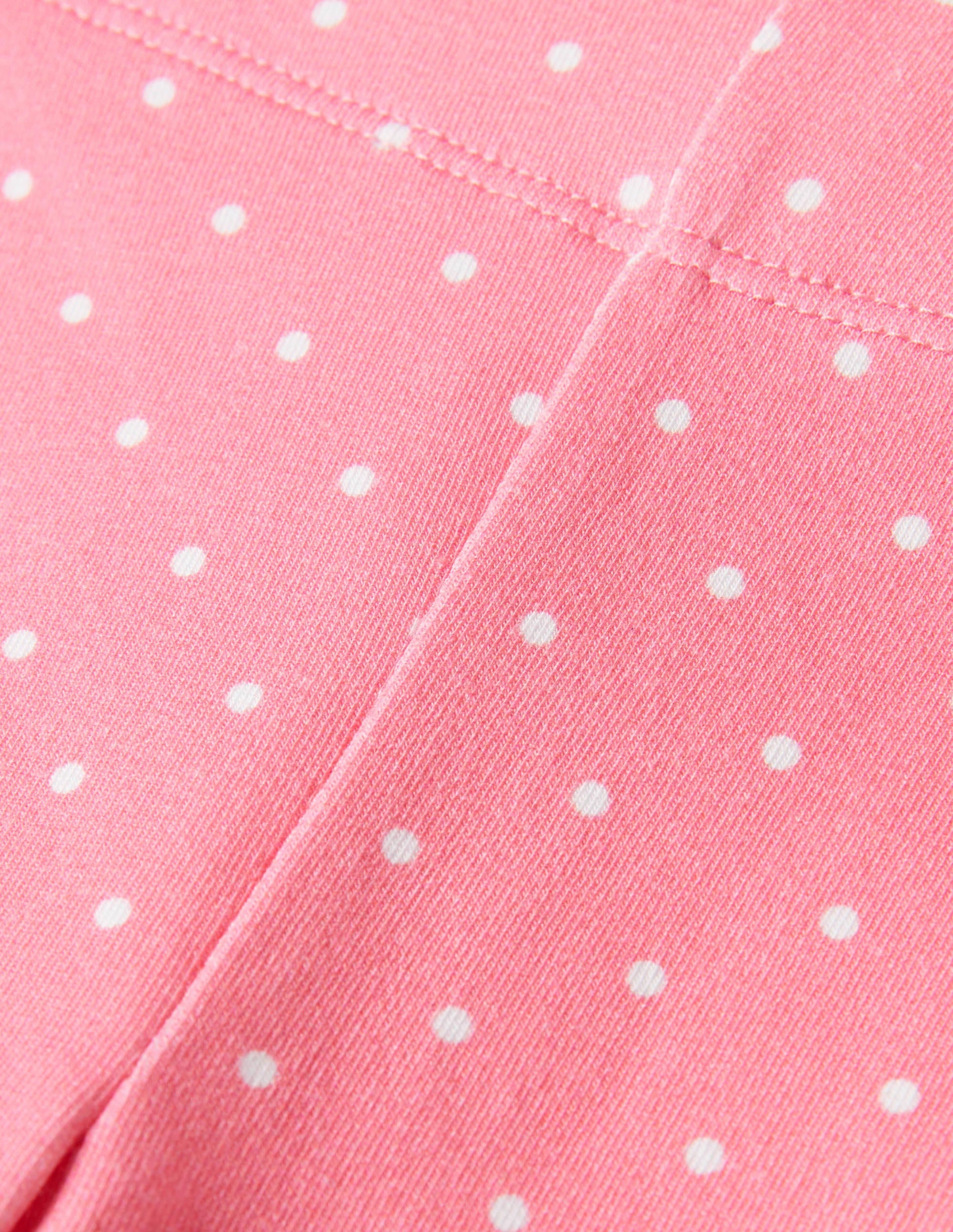 Bequeme Leggings-Kirschblütenrosa, Pünktchen - Image 3