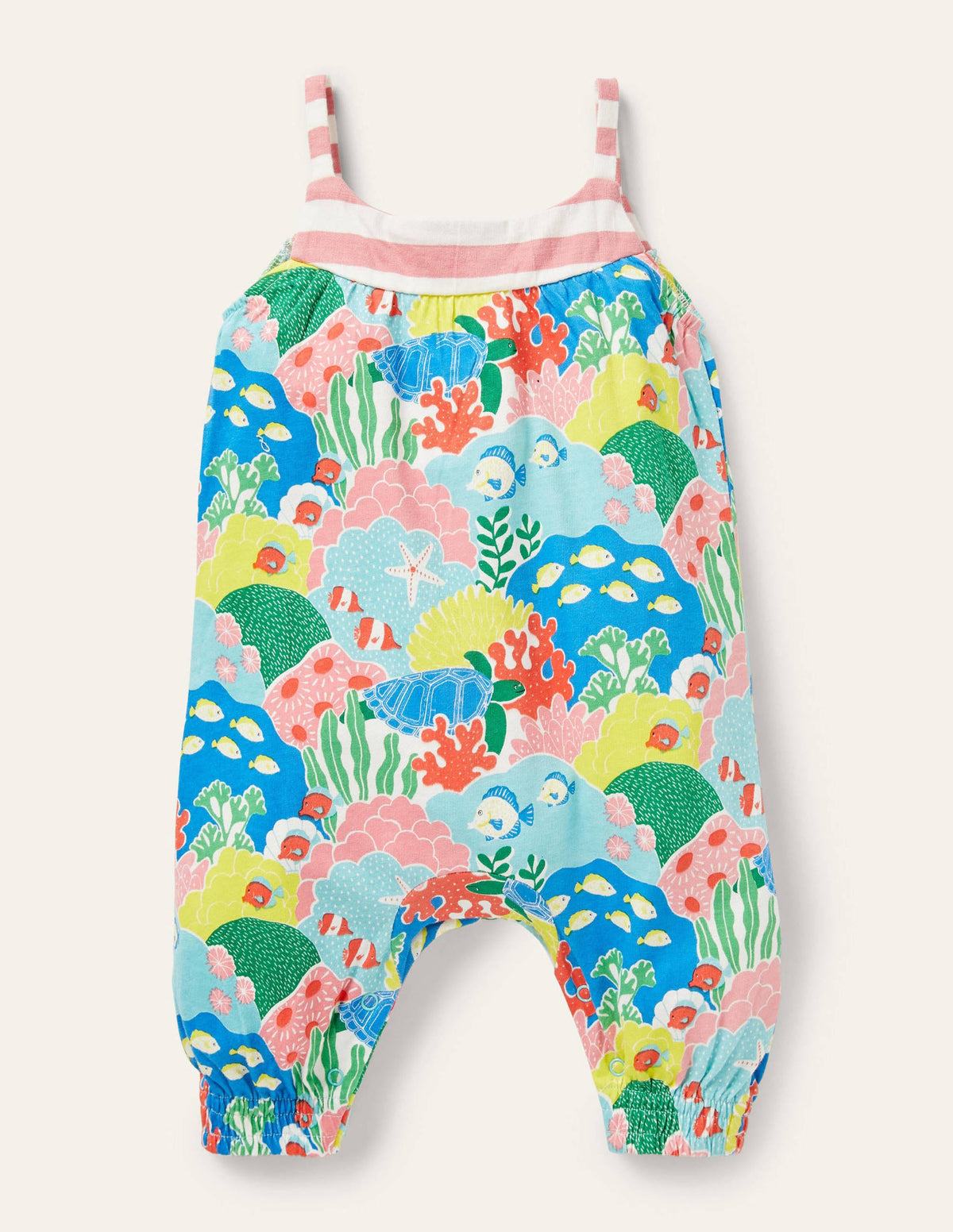 Jerseystrampler mit Mustermix-Bunt, Korallenriff-2
