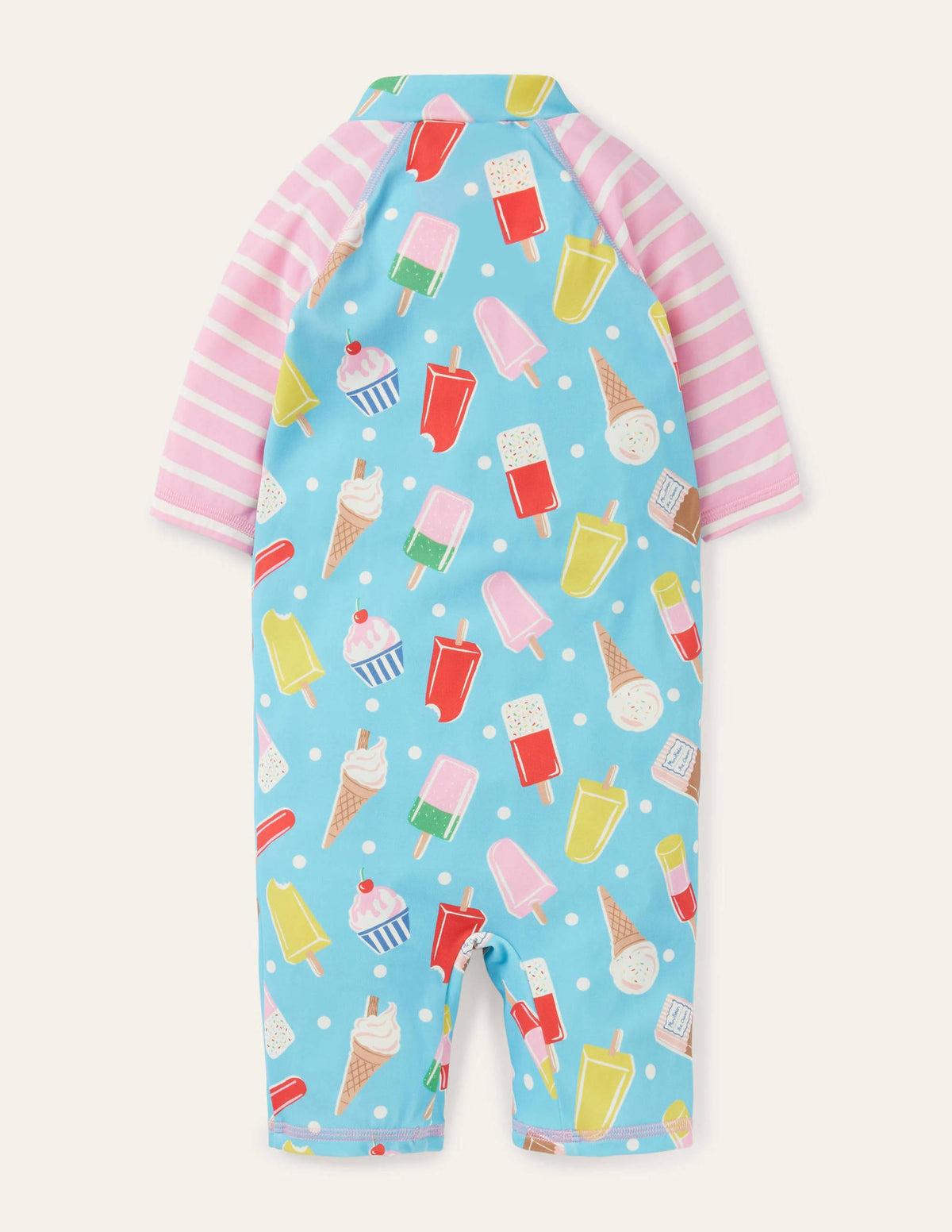 Combinaison de surf fun-Pois et glace aigue-marine - Image 2