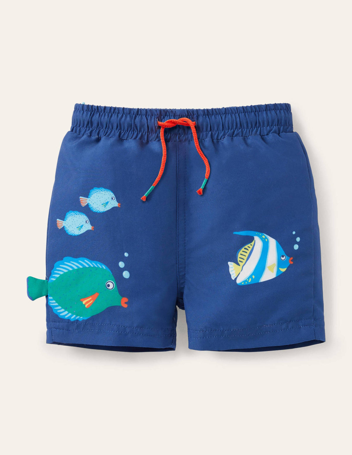 Fröhliche Badeshorts-Segelblau, Fisch - Image 1