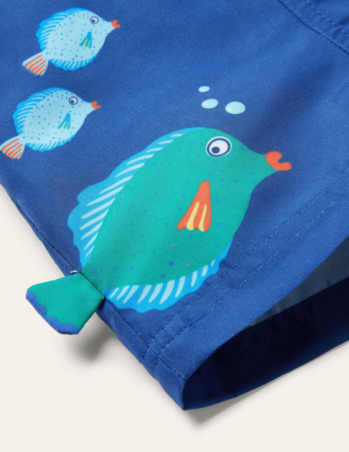 Fröhliche Badeshorts-Segelblau, Fisch - Image 3