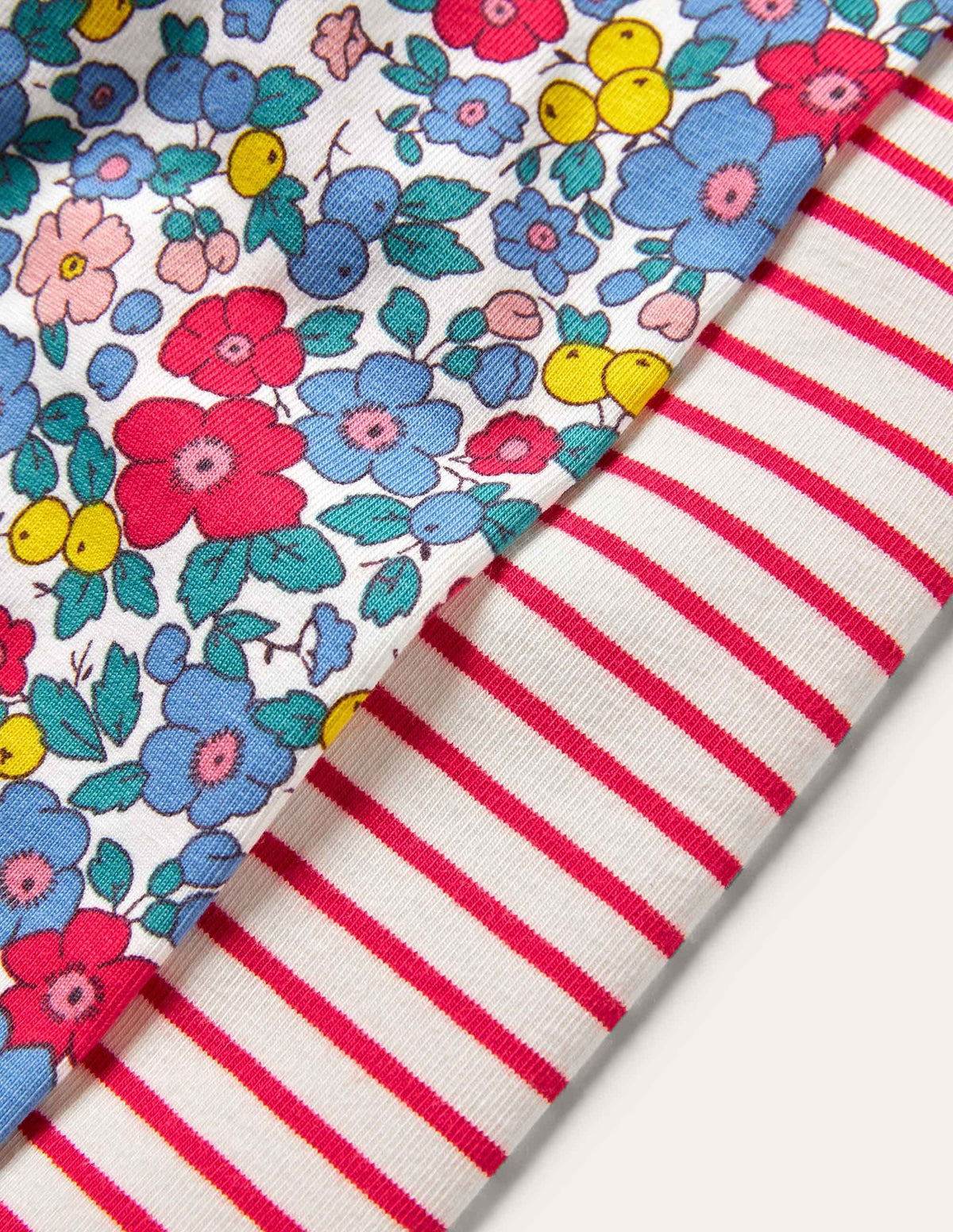 Leggings im Doppelpack-Bunt, Apfelblüten-3