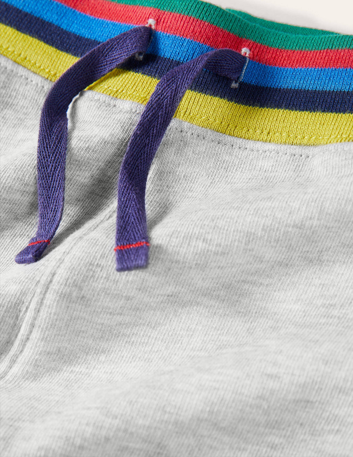 Rainbow Rib Jersey Bottoms-Grey Marl - Image 3