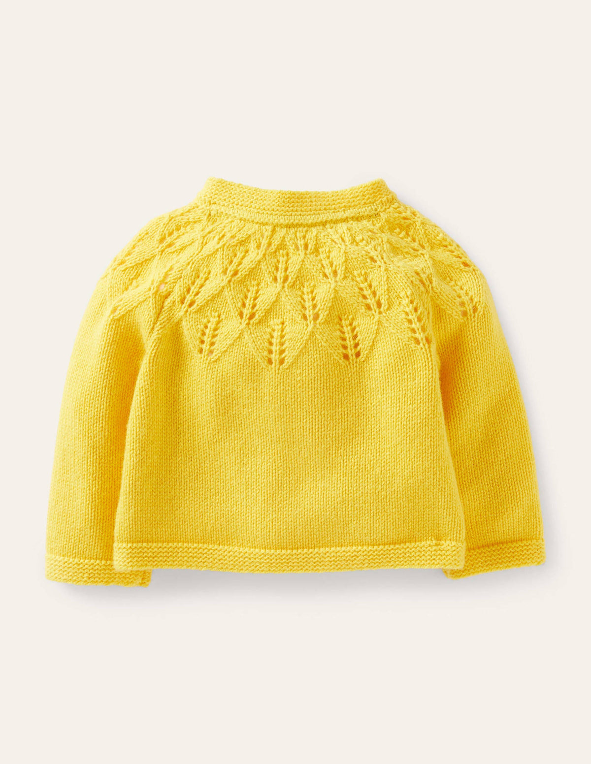 Cardigan texturé pour tous les jours-Jaune maïs - Image 2