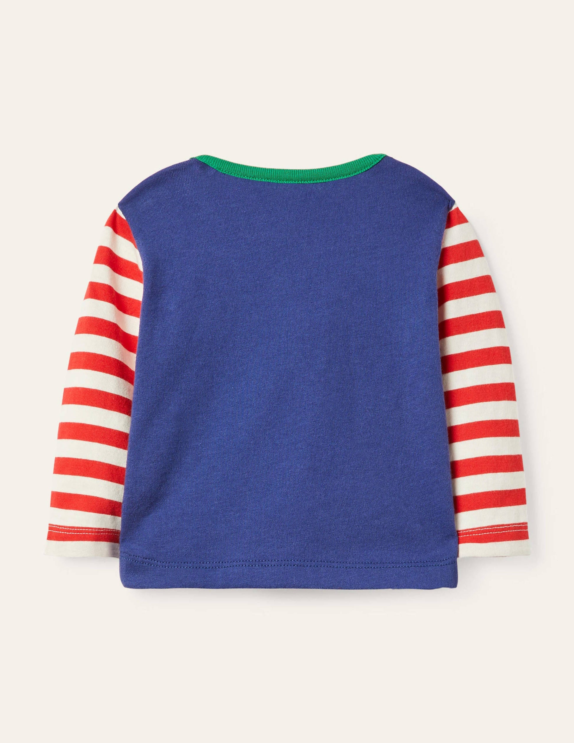 Oberteil mit frechen Fröschen-Segelblau, Frösche-2