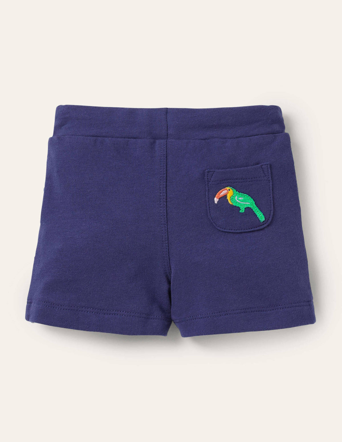 Essential Jersey Shorts-Starboard Blue Jungle Animals-2