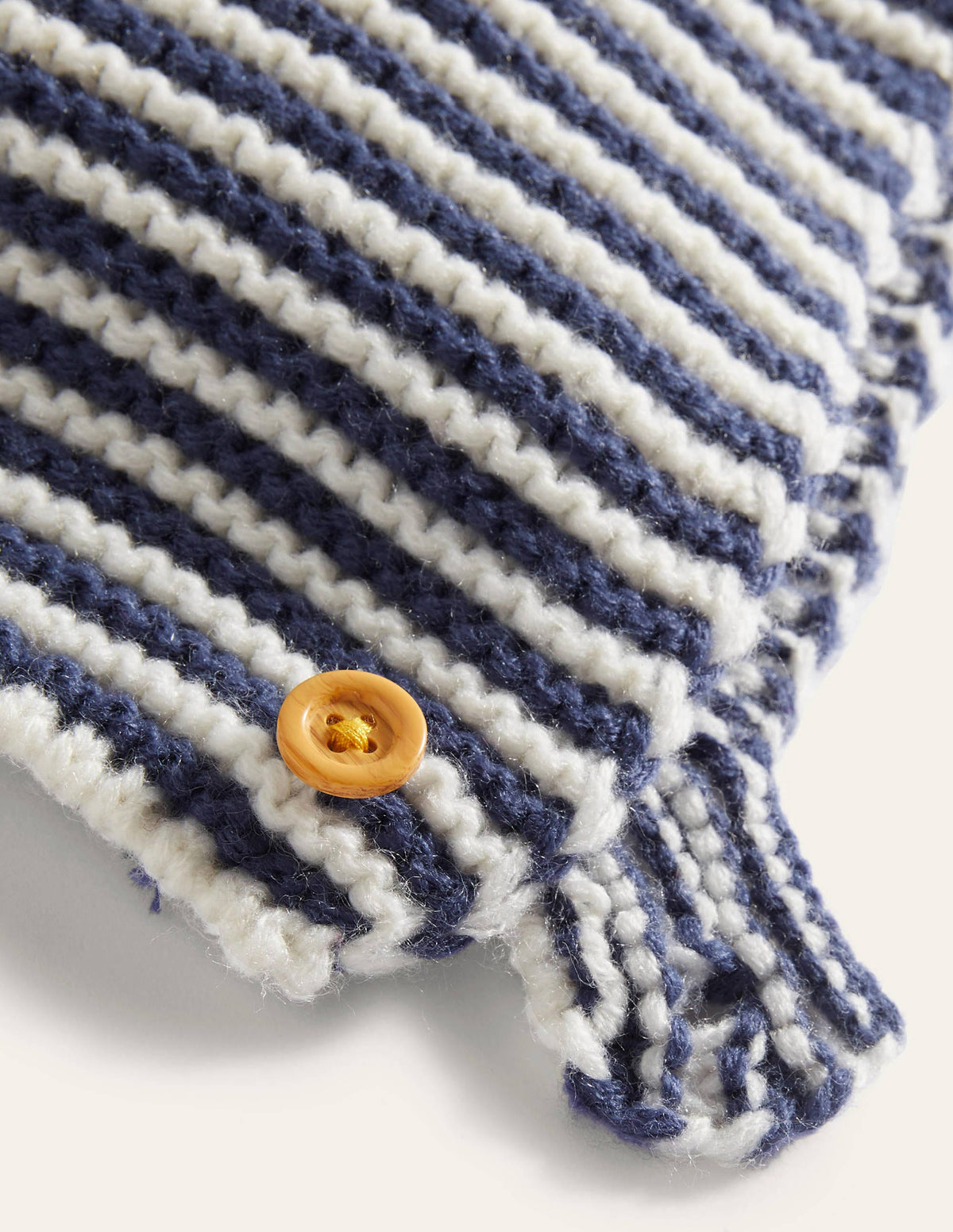 Strickhäubchen-Naturweiß/Segelblau - Image 2