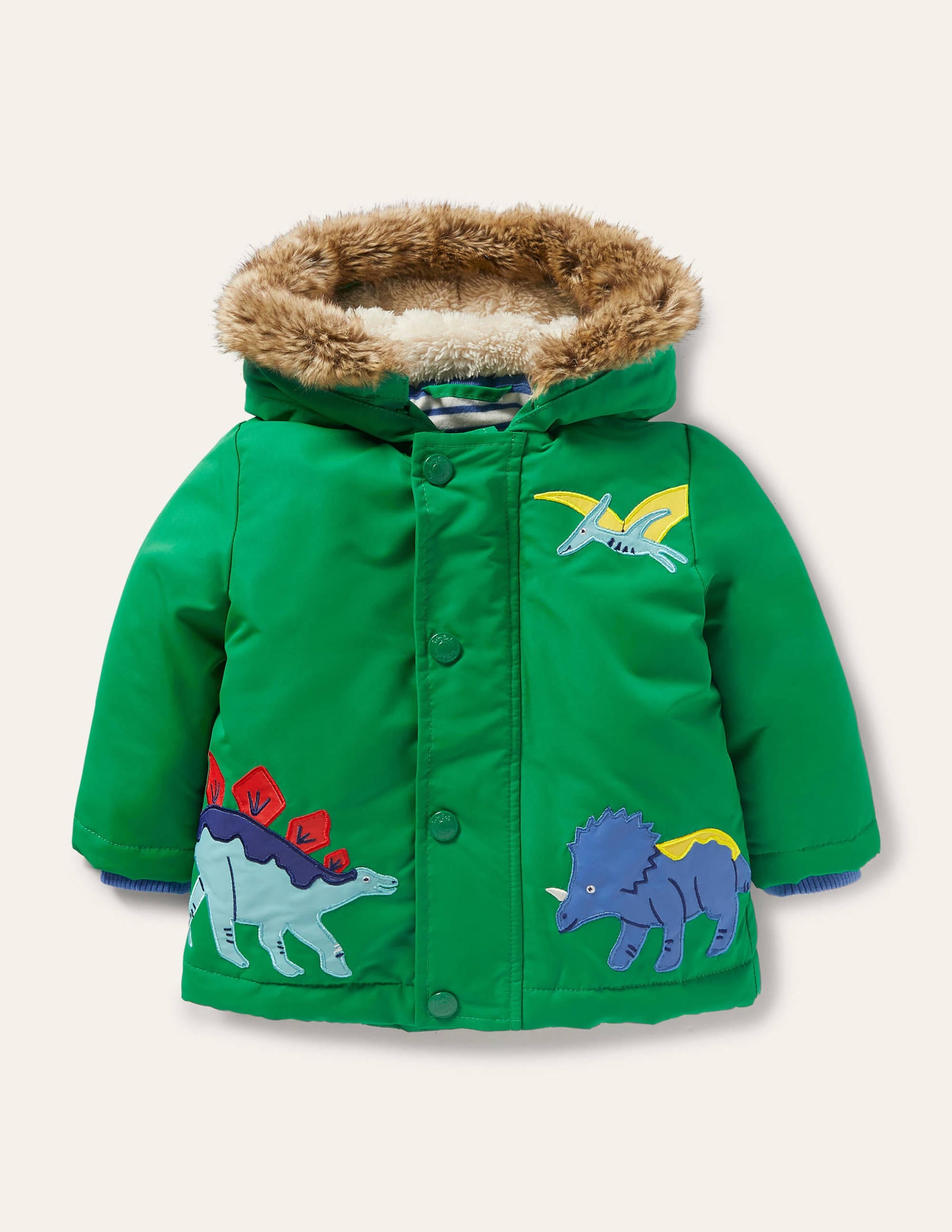 3-in-1-Jacke-Schottengrün, Dinosaurier - Image 1