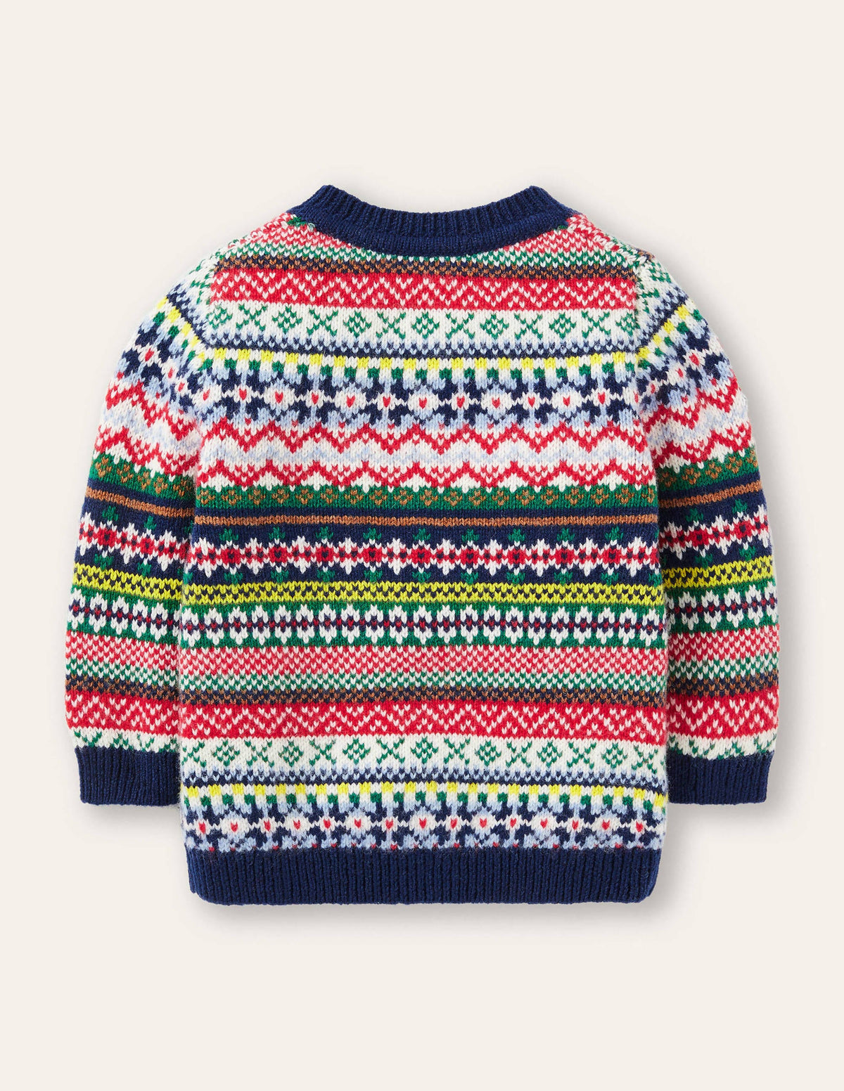 Fair-Isle-Cardigan-Schuluniform-Navy - Image 2