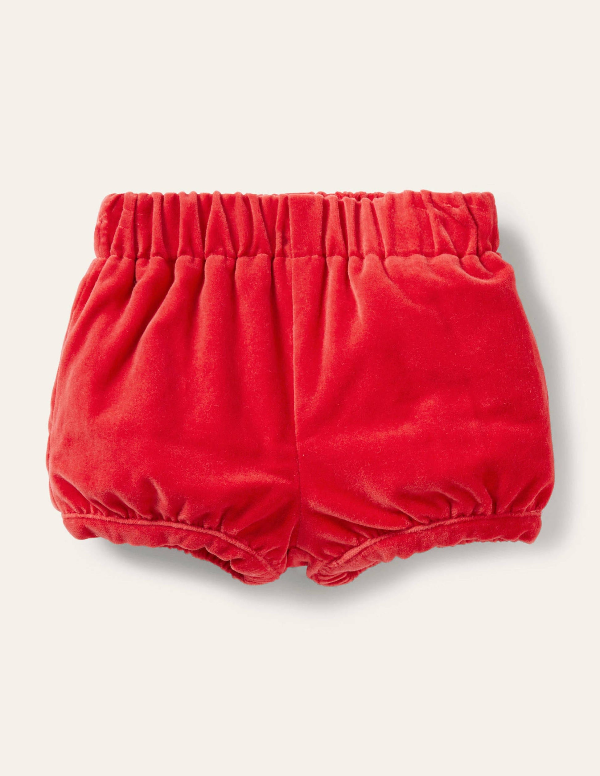Pumpshorts aus Samt-Rockabilly-Rot-1