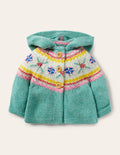 Fair-Isle-Strickjacke-Bachblau