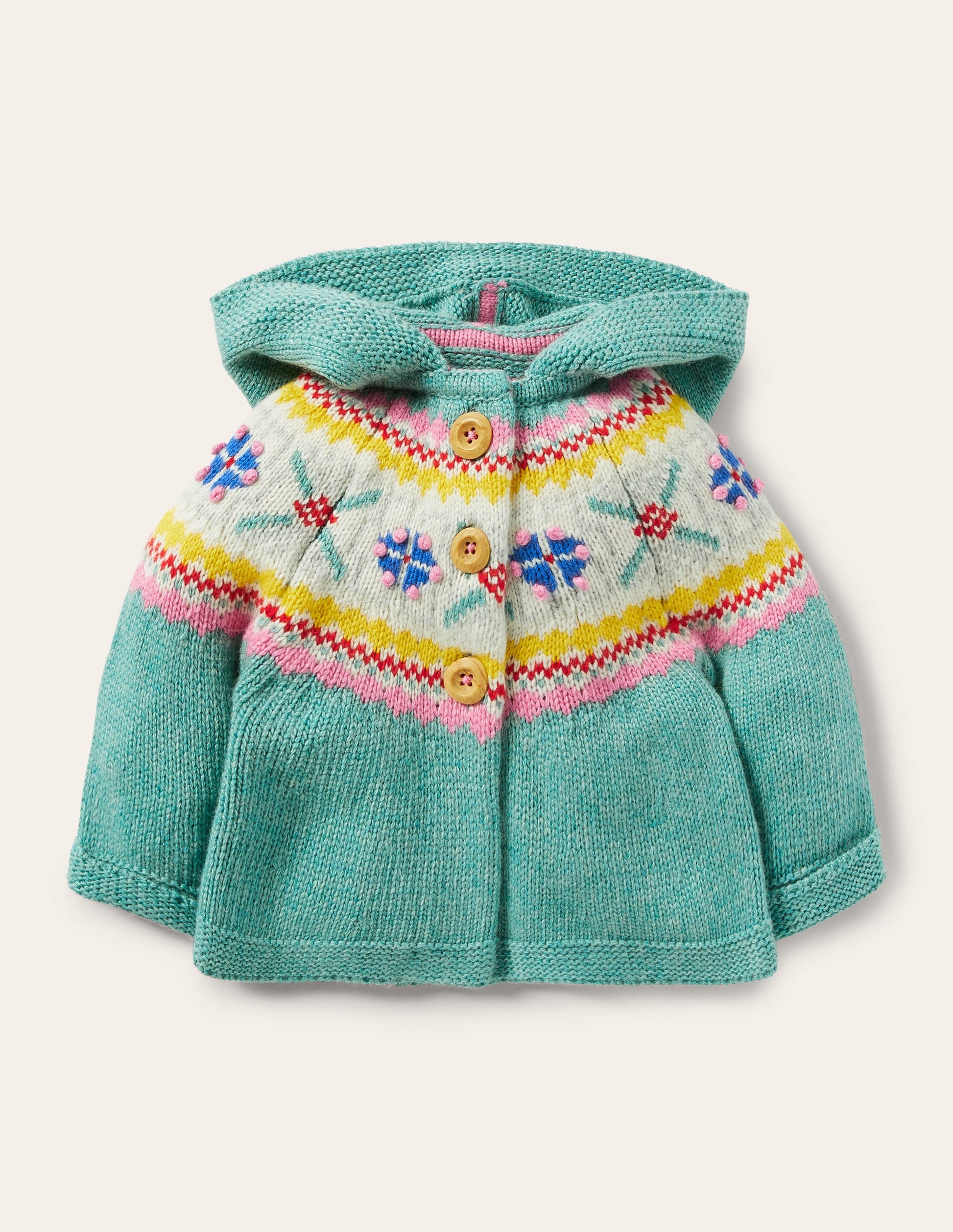 Fair-Isle-Strickjacke-Bachblau-1