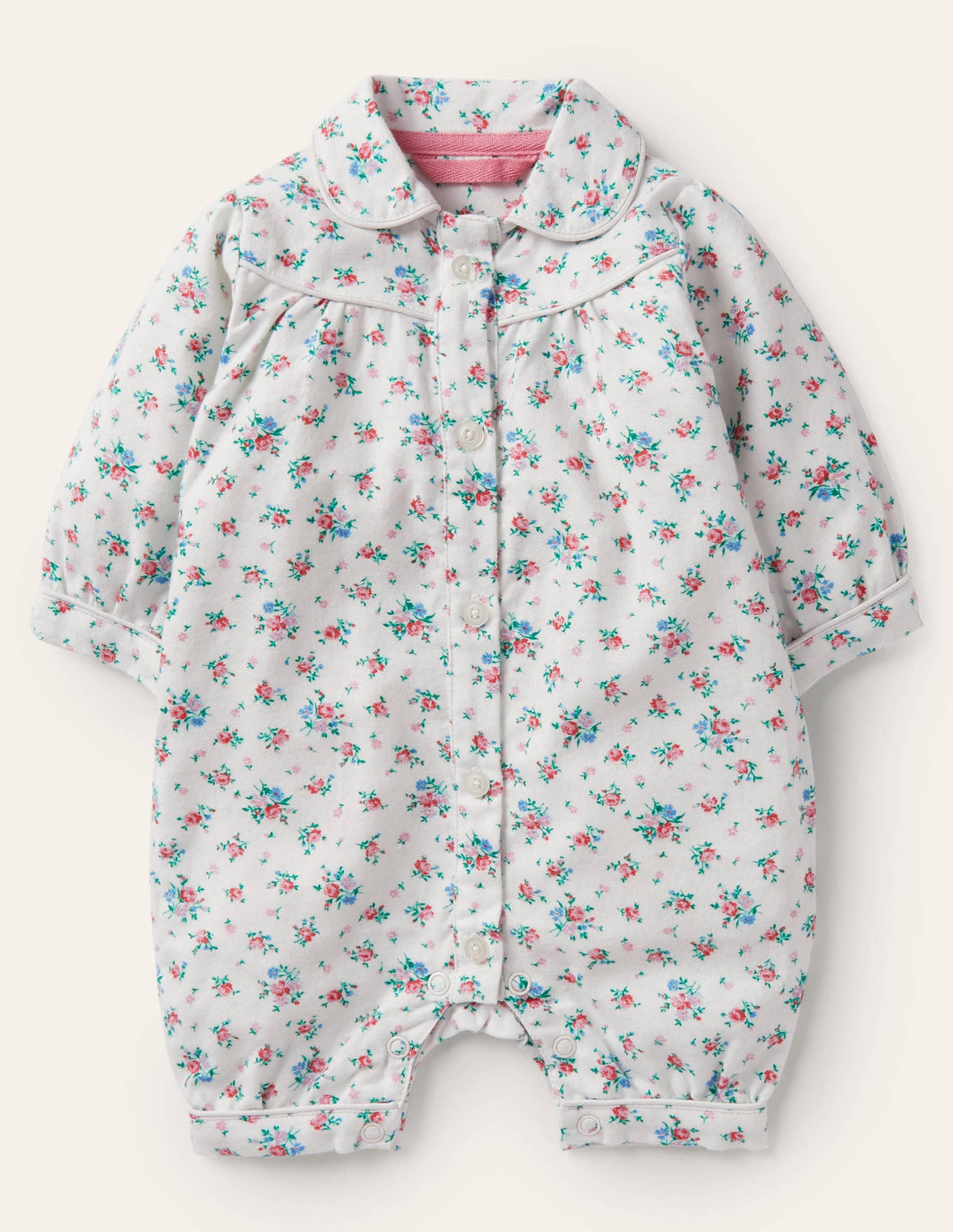 Barboteuse Polly-Rameau rose ivoire - Image 1
