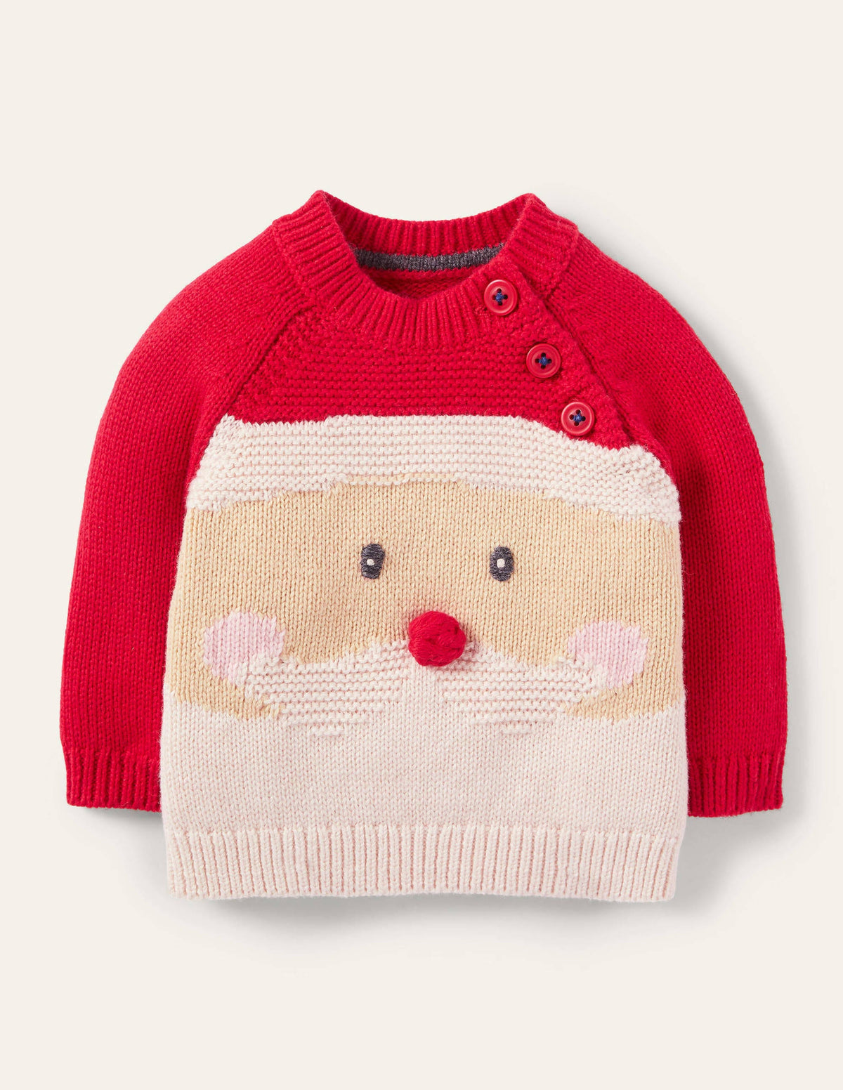 Pull de Noël fun-Père Noël rouge piment - Image 1