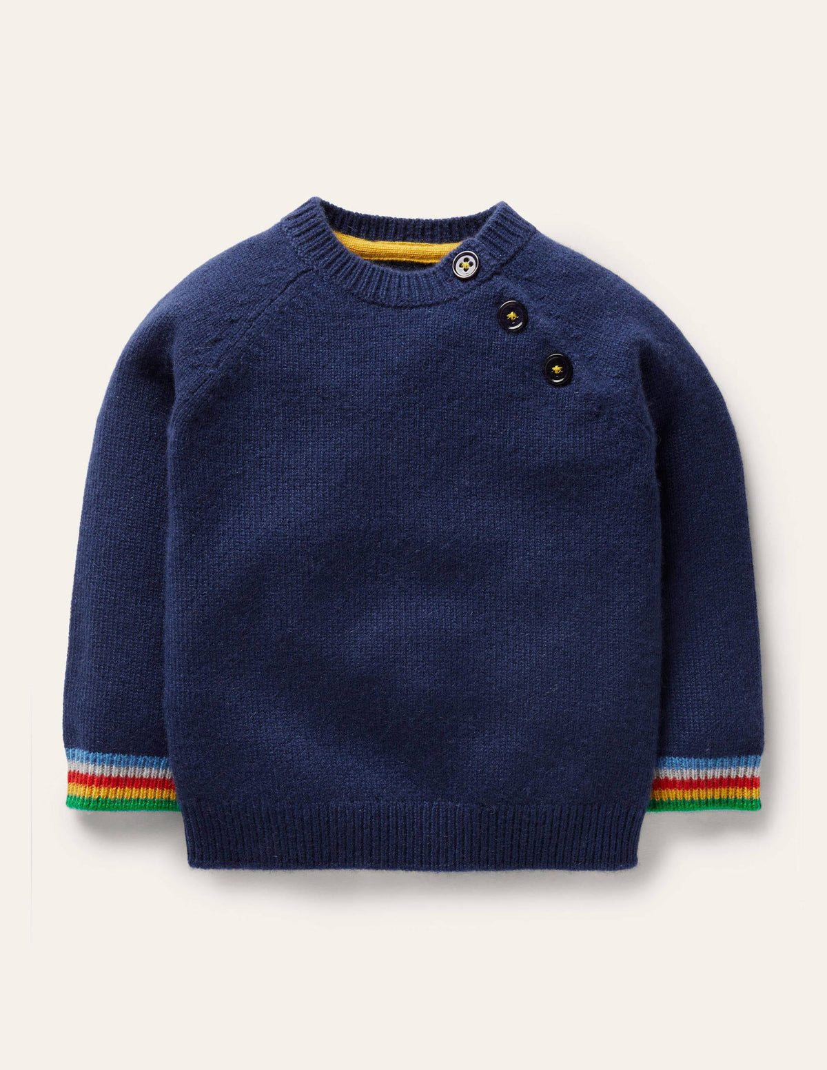 Cashmere Jumper-College Blue-1