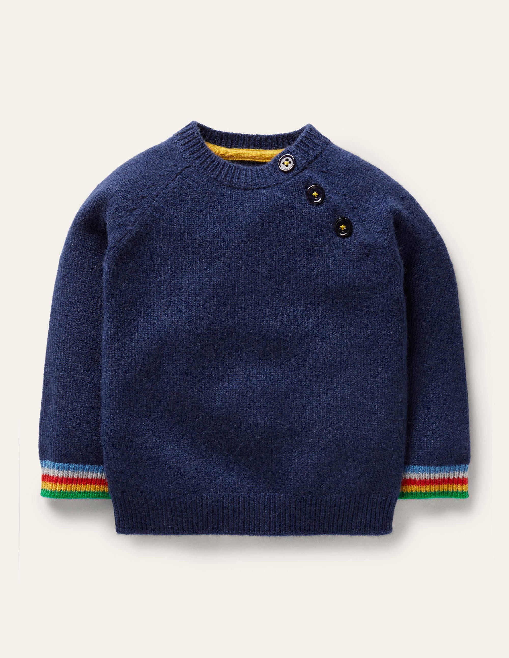 Cashmere Jumper-College Blue - Image 1