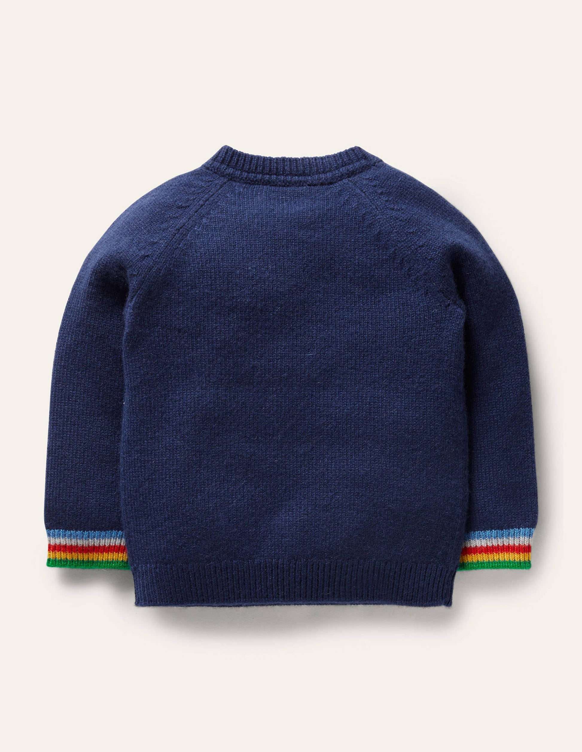 Cashmere Jumper-College Blue-2