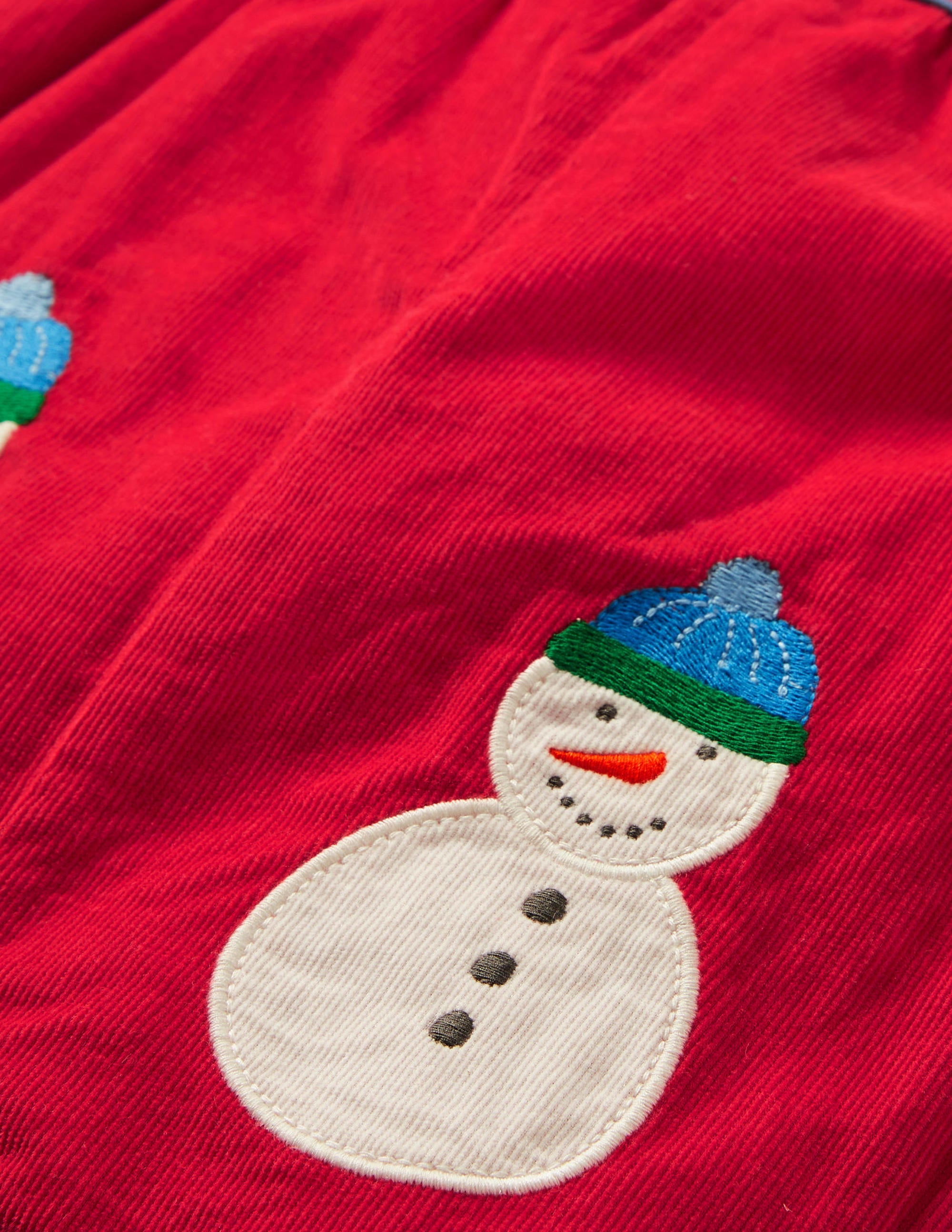 Snowman Dungarees-Rockabilly Red Snowmen - Image 3