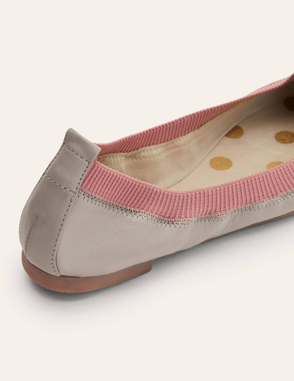 Hettie Flexible Ballerinas-Eichhörnchengrau/Graurosa-3