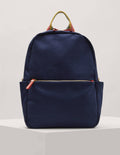 Olivia Leinen-Rucksack-Marineblau