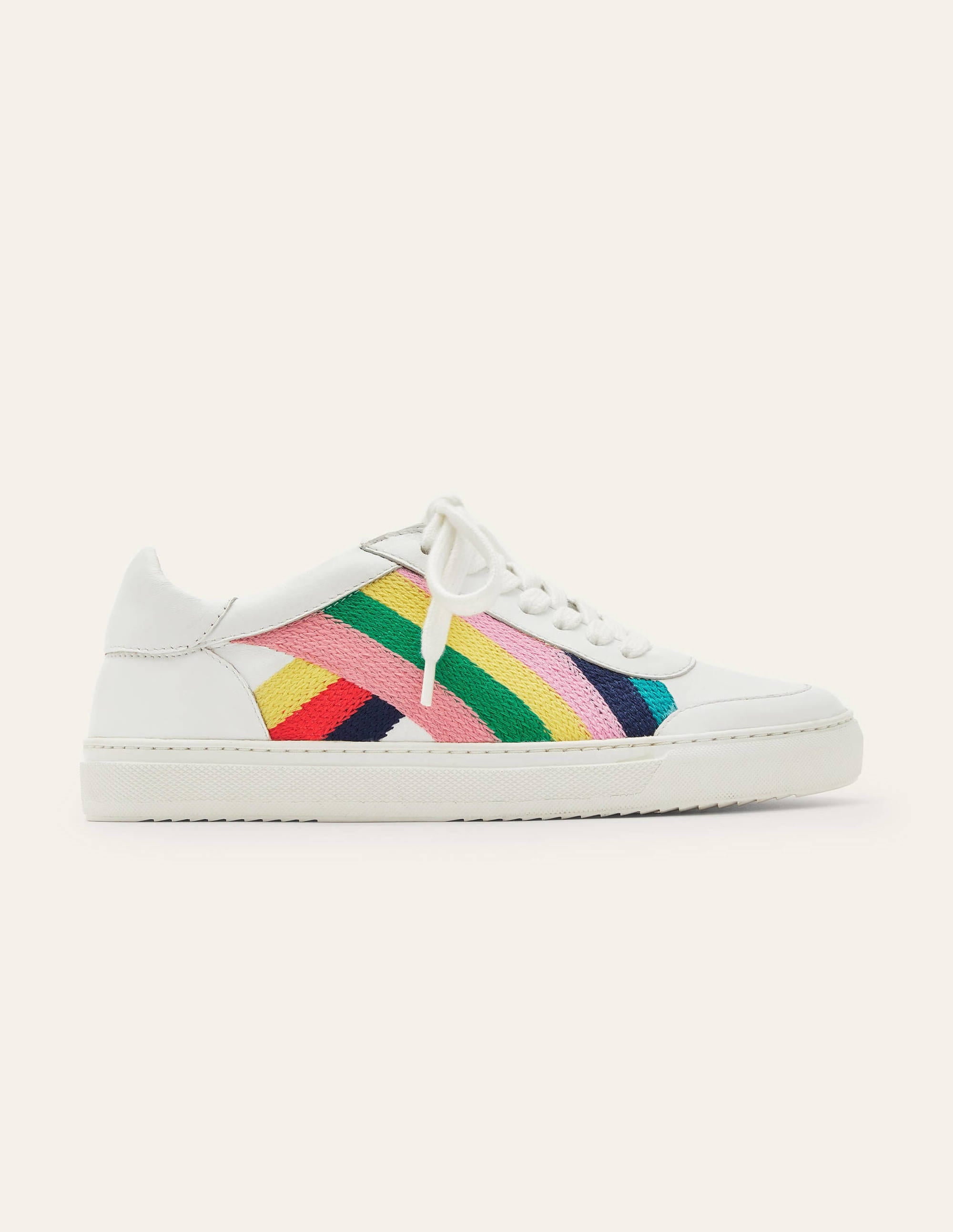 Helen Turnschuhe mit Zickzackmuster-Regenbogen, Gestickt - Image 2