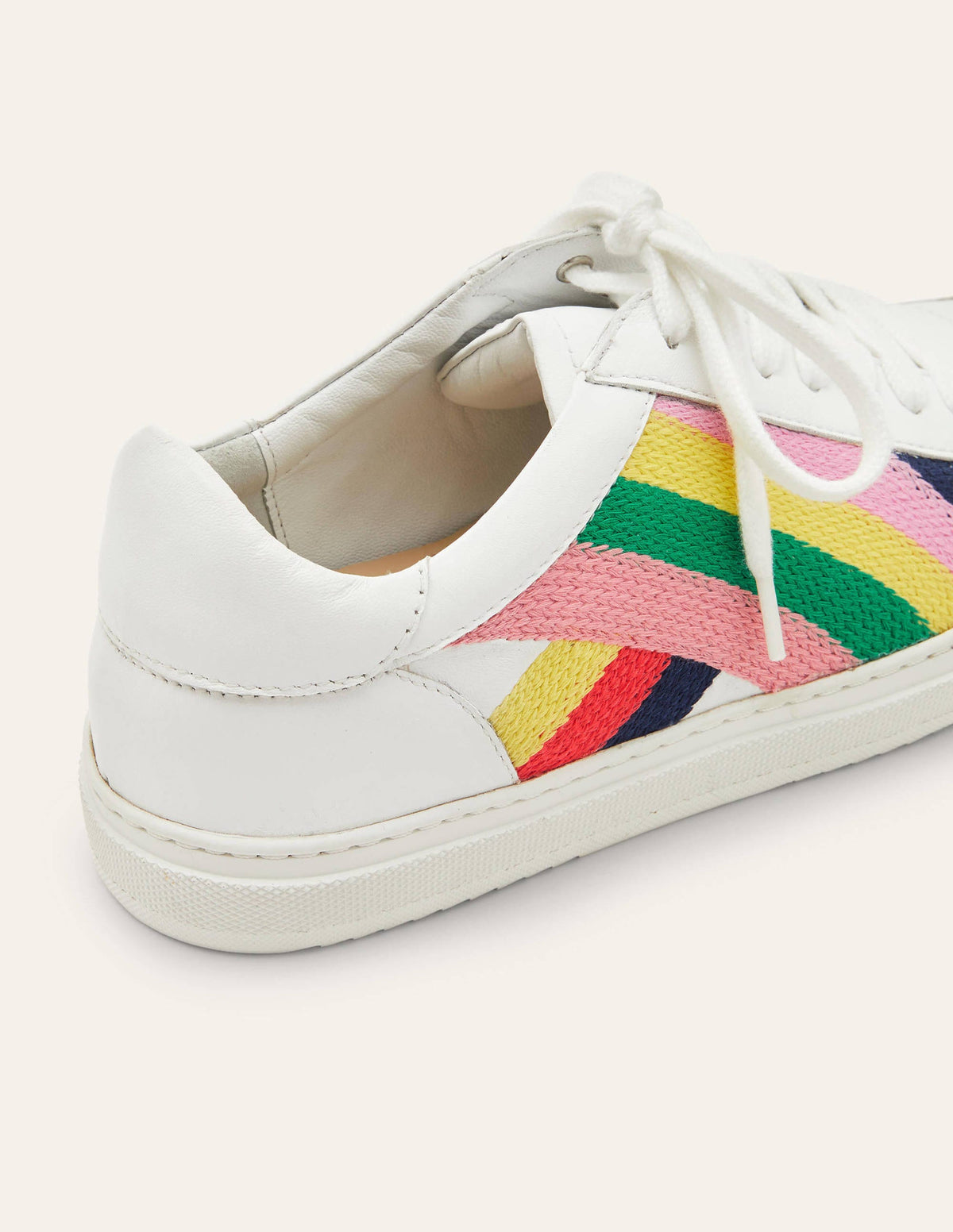 Helen Turnschuhe mit Zickzackmuster-Regenbogen, Gestickt - Image 3
