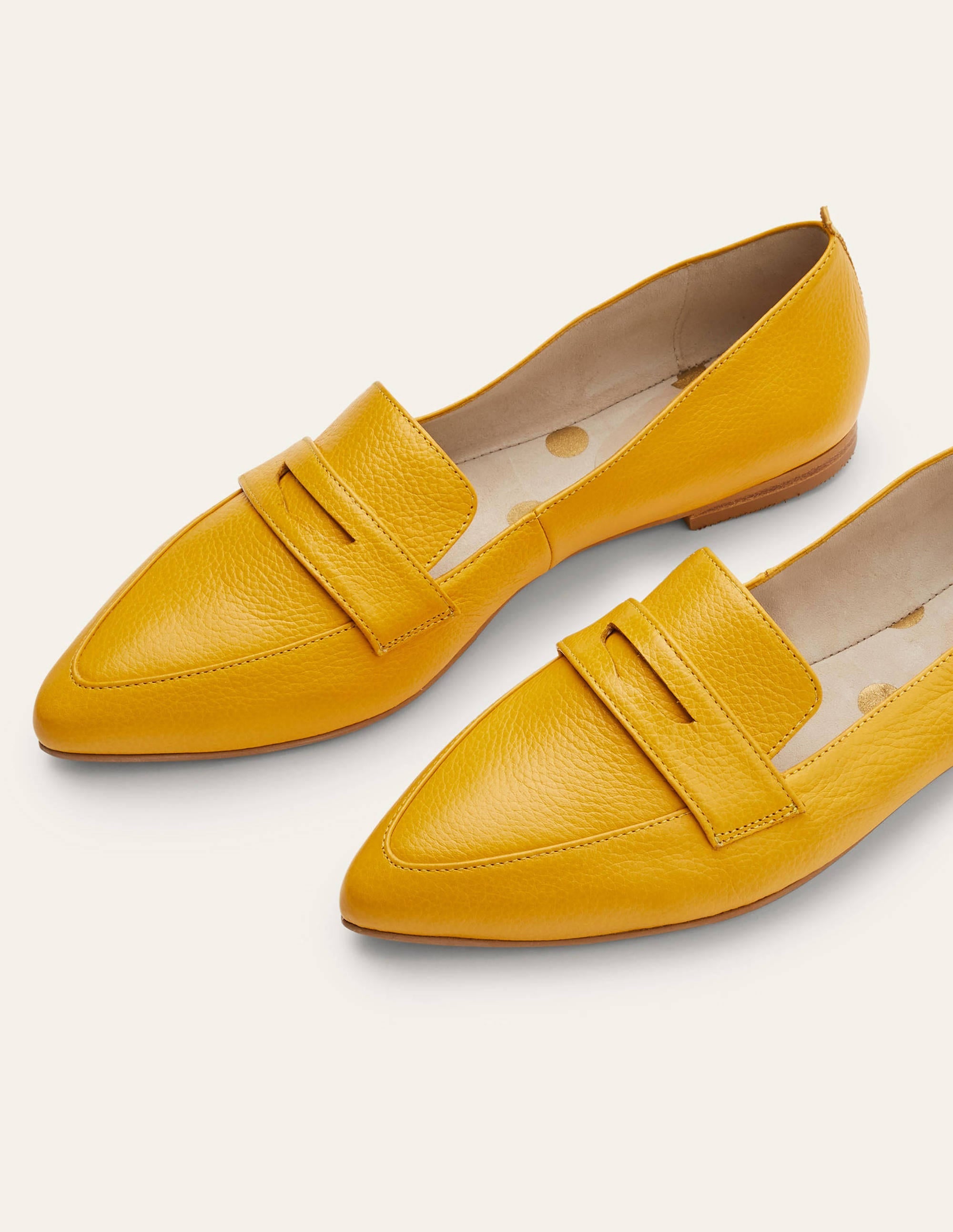 Pennyloafer mit flexibler Sohle-Honiggold - Image 1